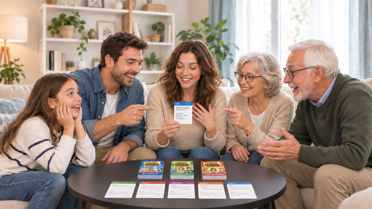 What happens when four generations play the same game