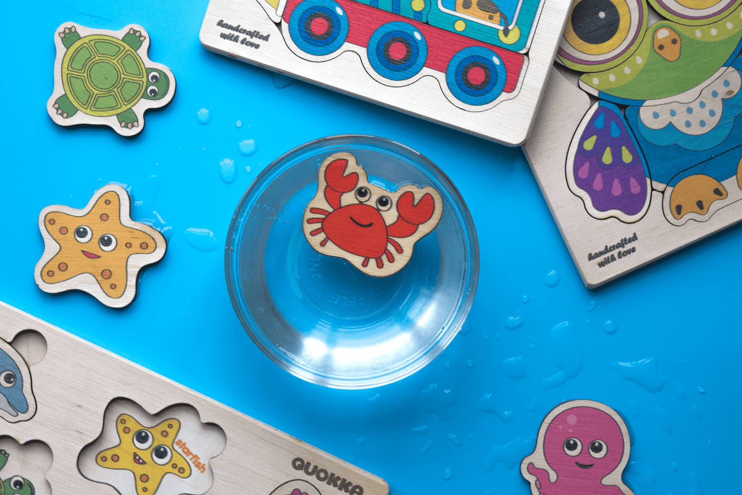 how to clean wooden puzzles