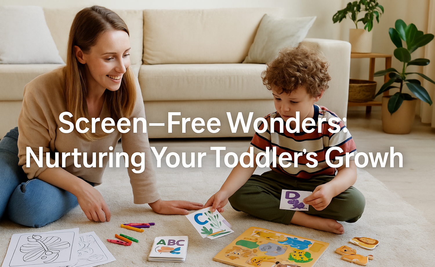 Screen-Free Wonders: Nurturing Your Toddler's Growth