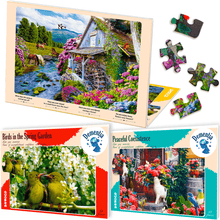 Load image into Gallery viewer, 3 Alzheimers Jigsaw Puzzle Games for Adults
