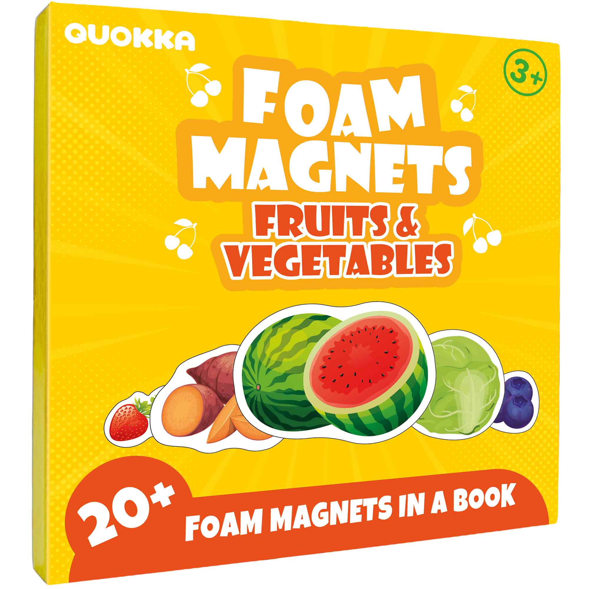Travel Magnetic Book 20+Pcs for Kids | Fruits