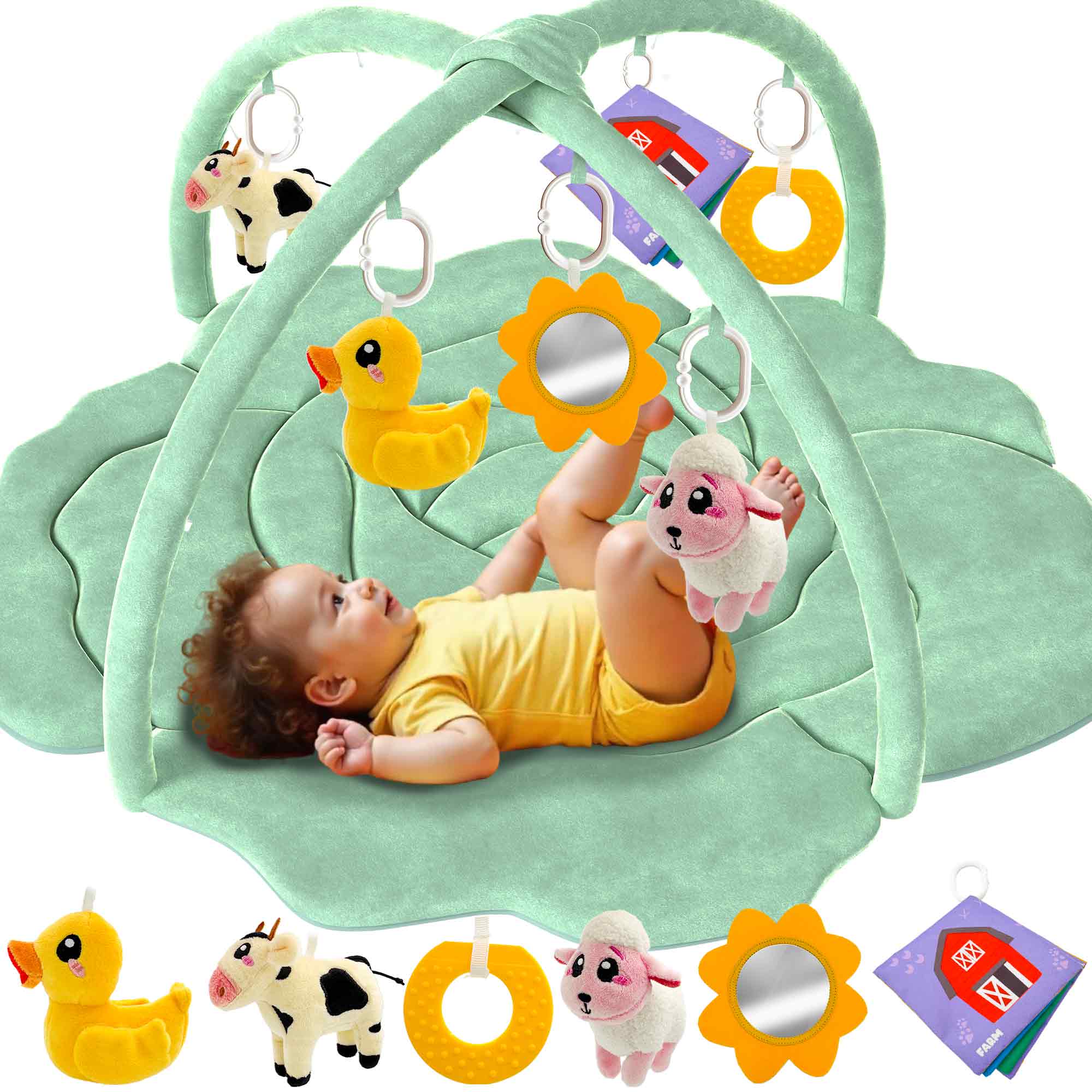 Cabbage-Shaped Baby Play Mat