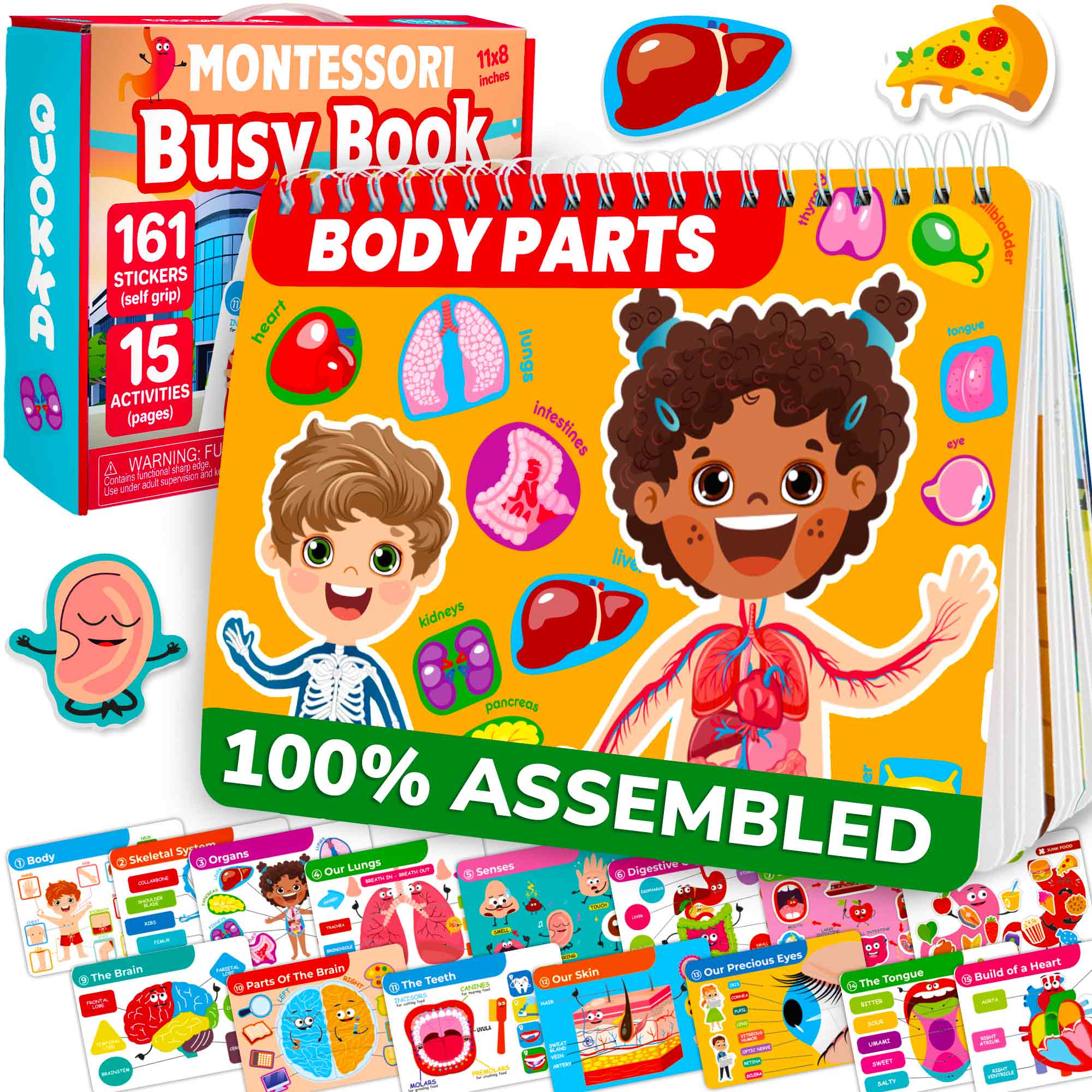 Montessori Busy Book for Toddlers