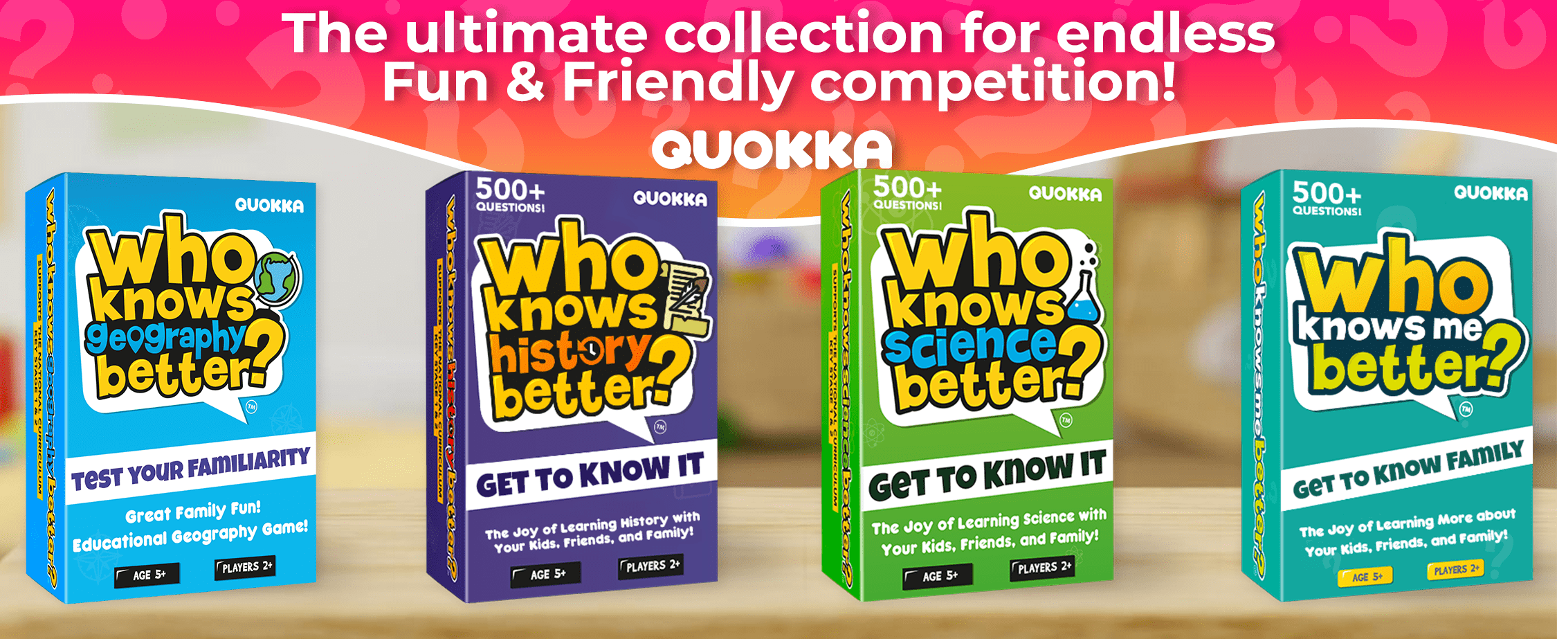 Board Game Who Knows Me Better Game