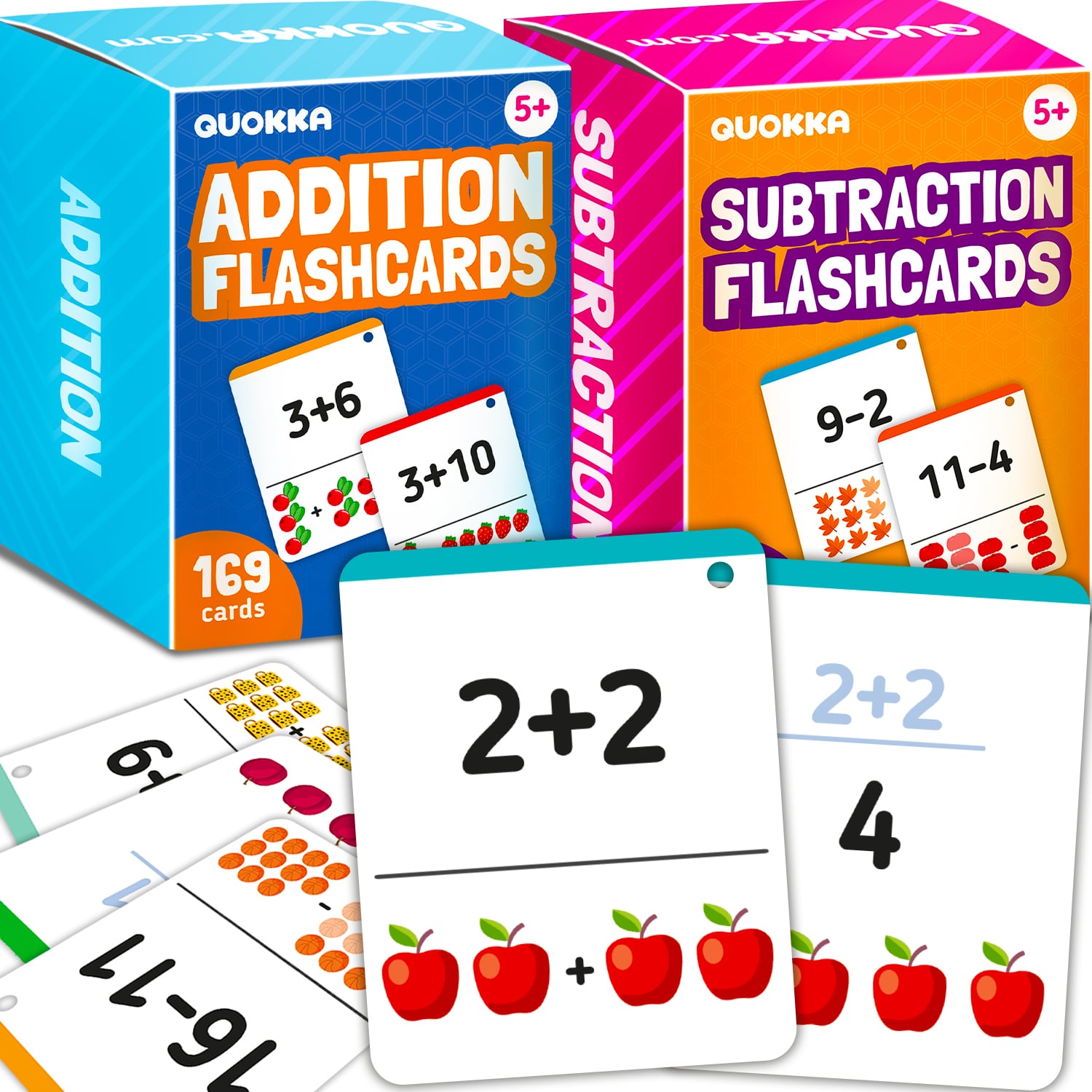 Quokka Addition & Subtraction Flash Cards 338 Cards for Kids Quokka Addition & Subtraction Flash Cards 338 Cards for Kids