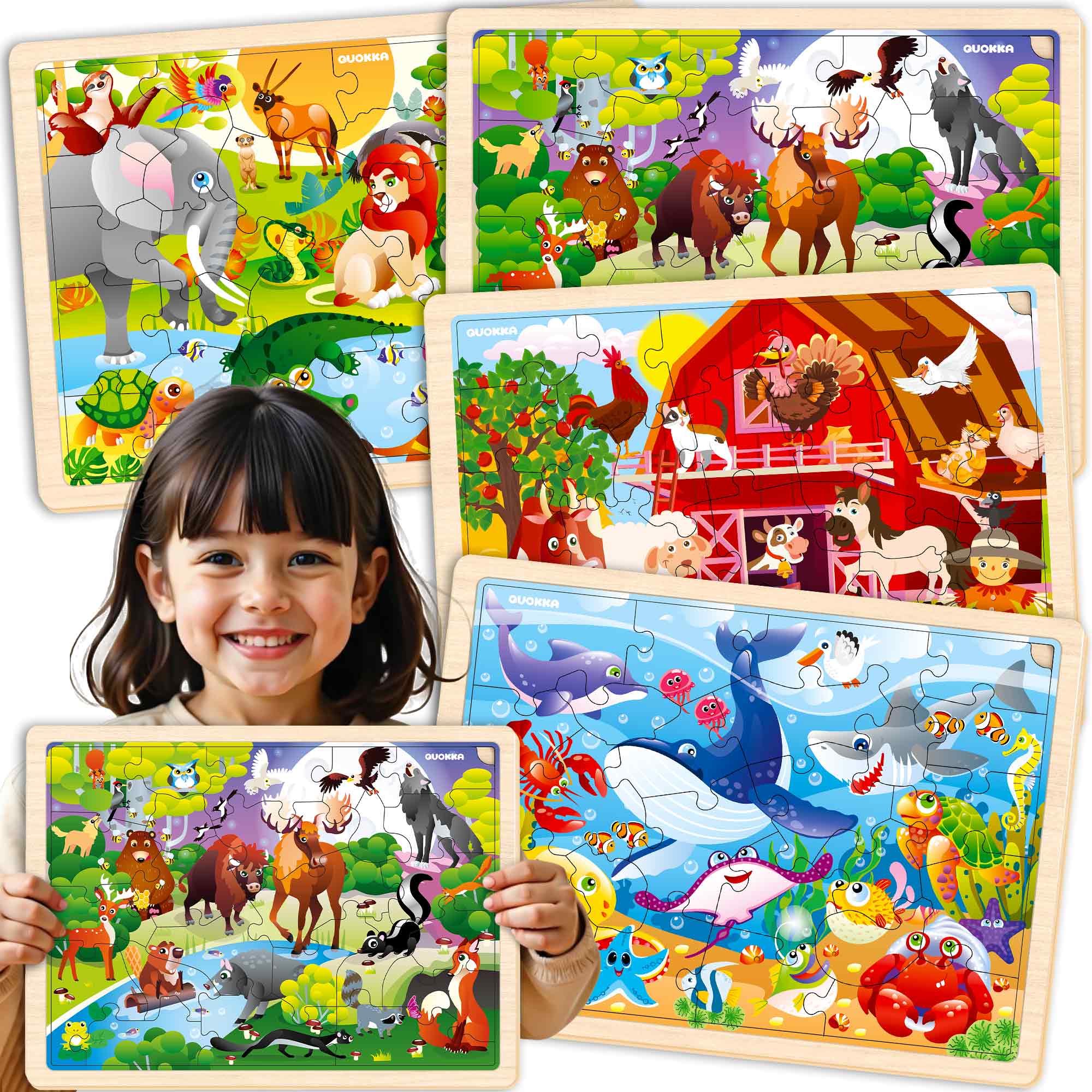 4SET Puzzles for Kids
