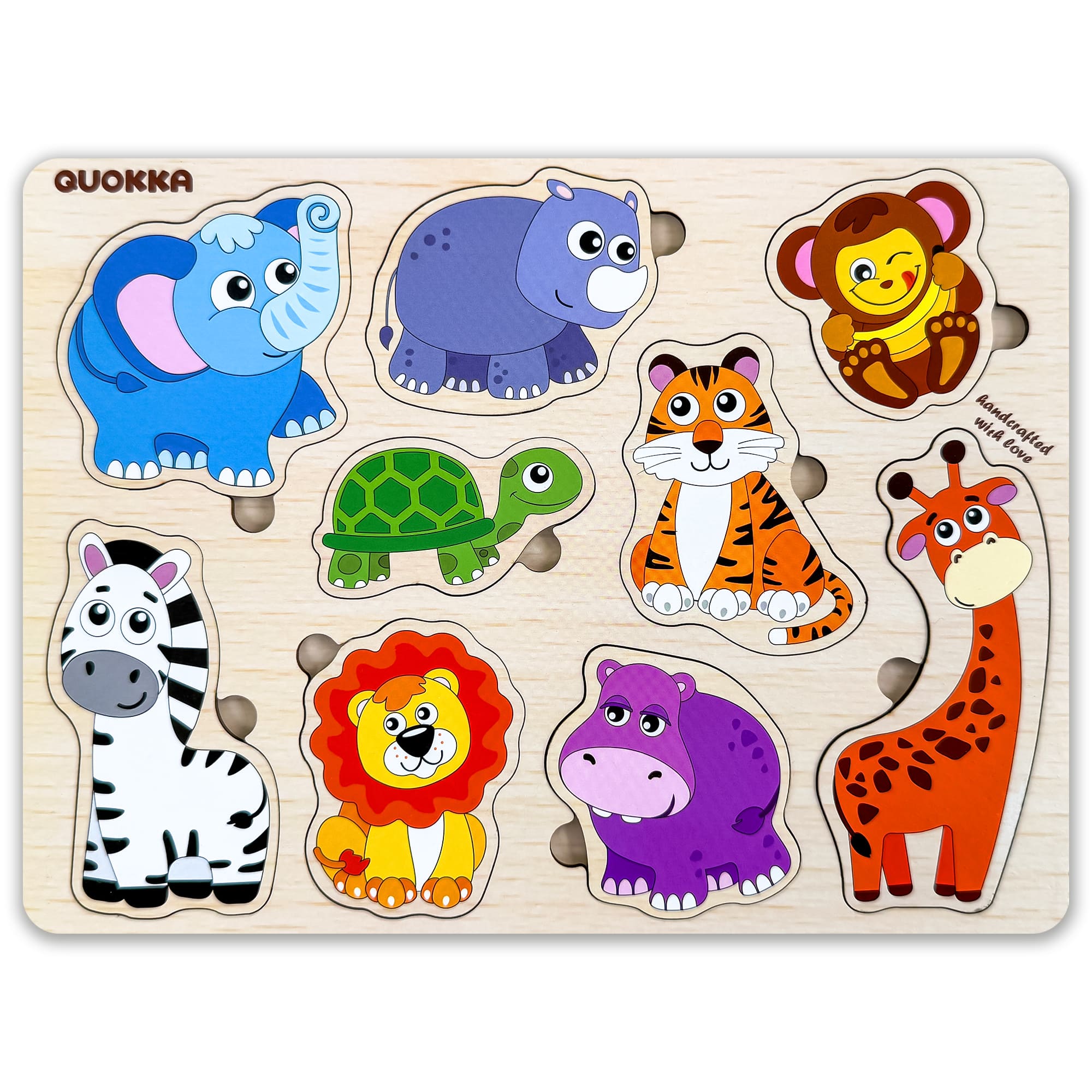 Wooden Puzzles for Toddlers