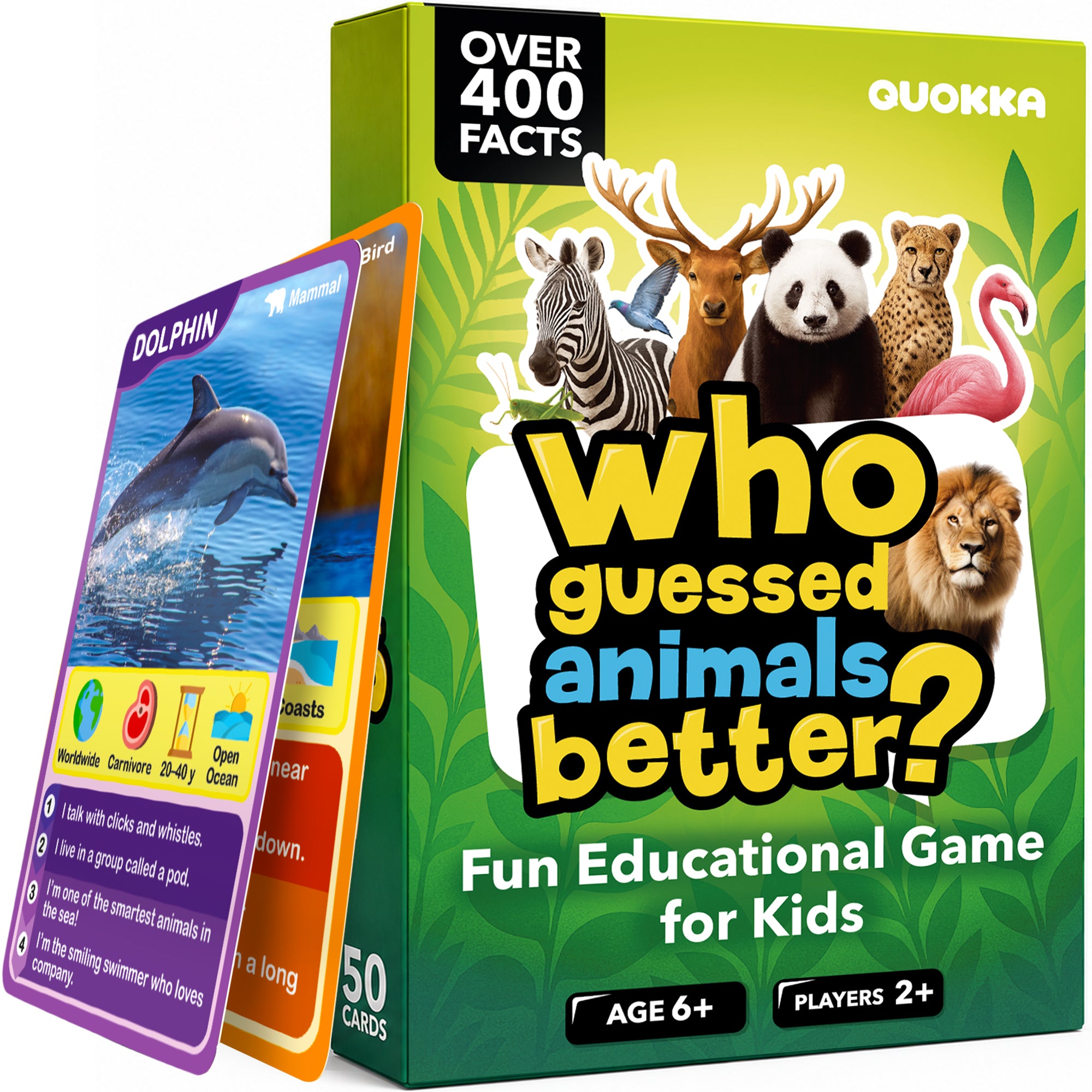 Educational Game for Kids - Who Guess It Better: Animals Vol. 2