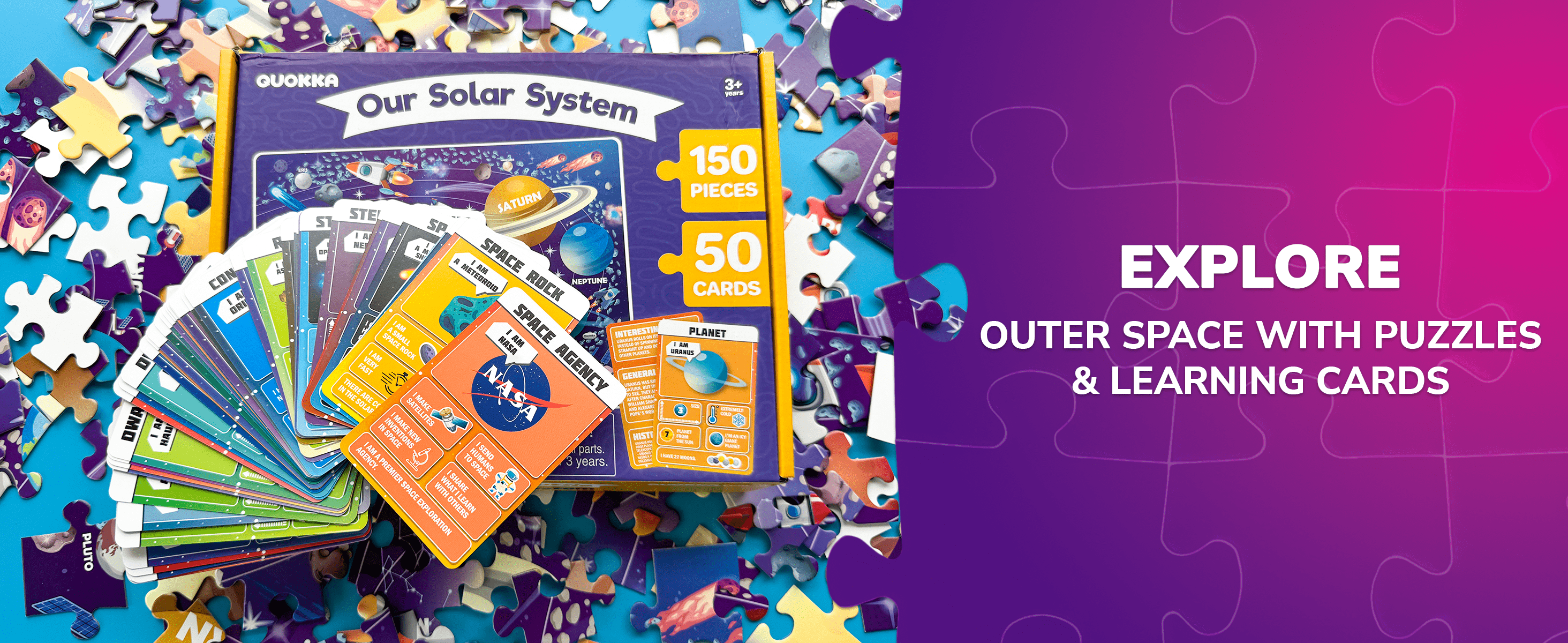 Solar System Planet Shaped Puzzle