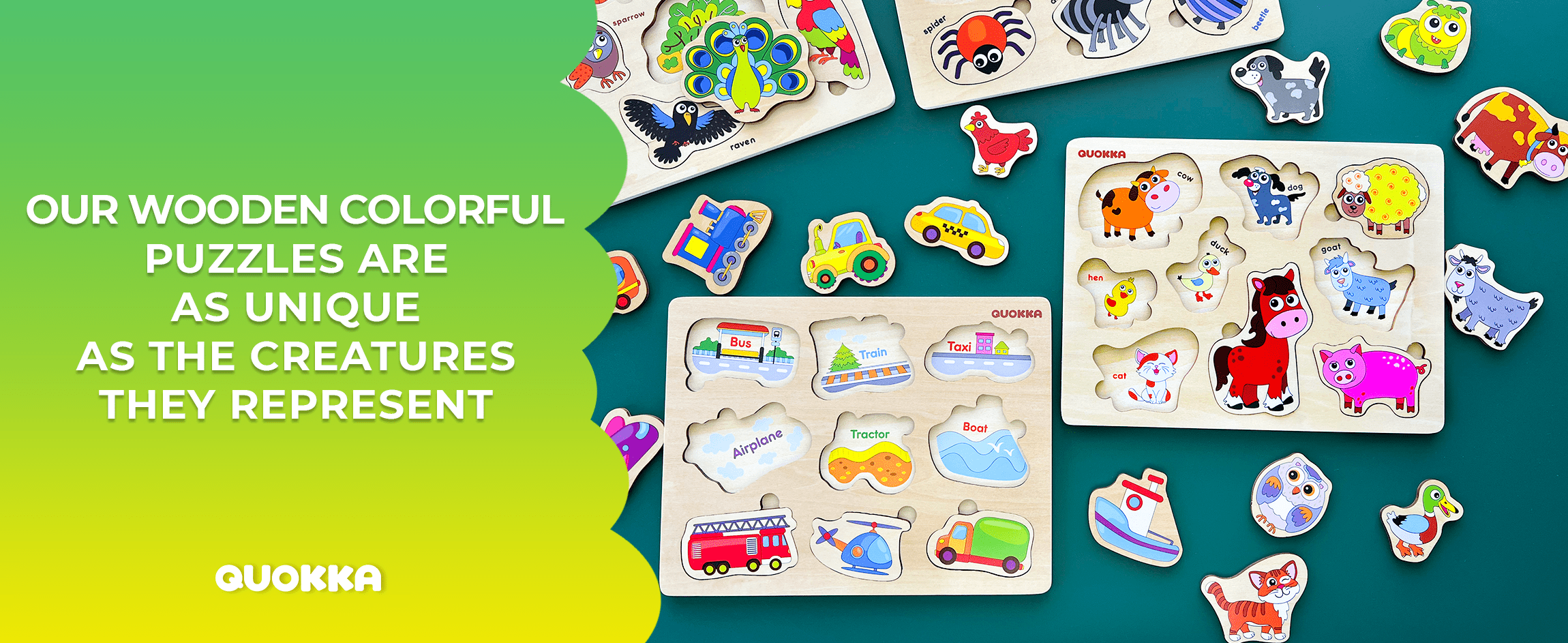 Wooden Puzzles for Toddlers