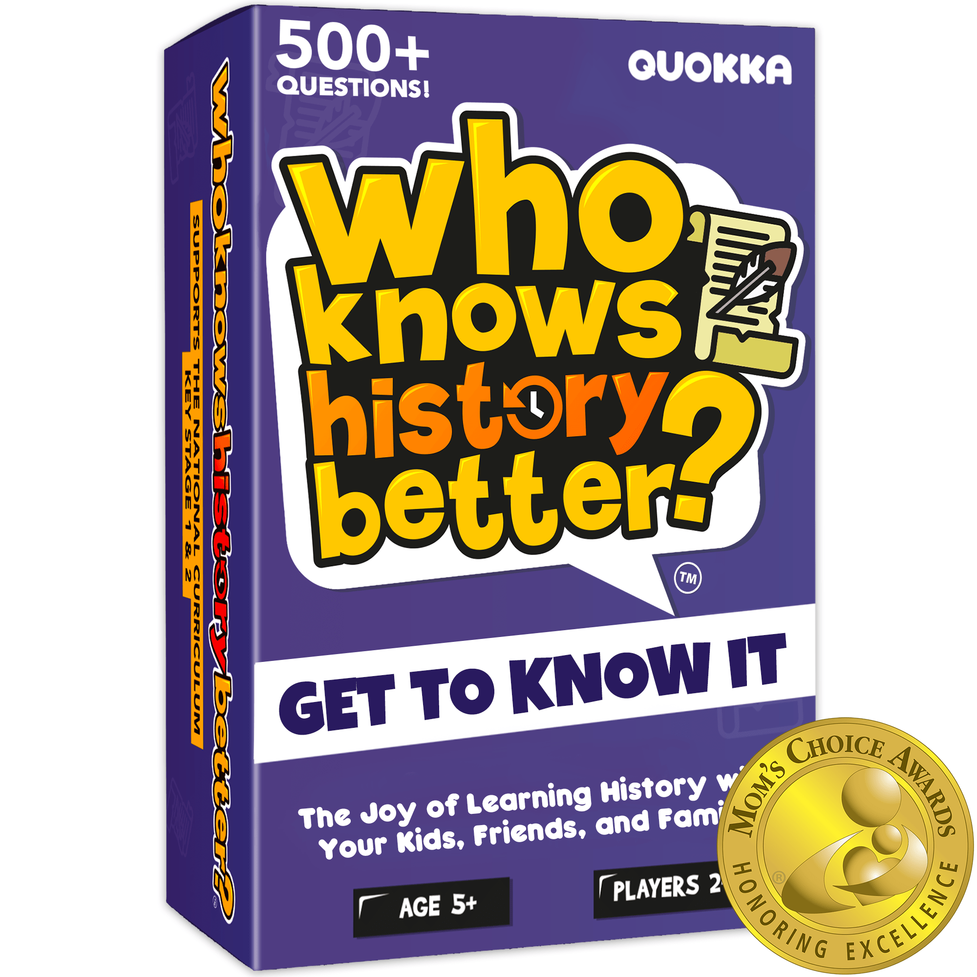 Trivia Game Who Knows History Better? for Kids & Family