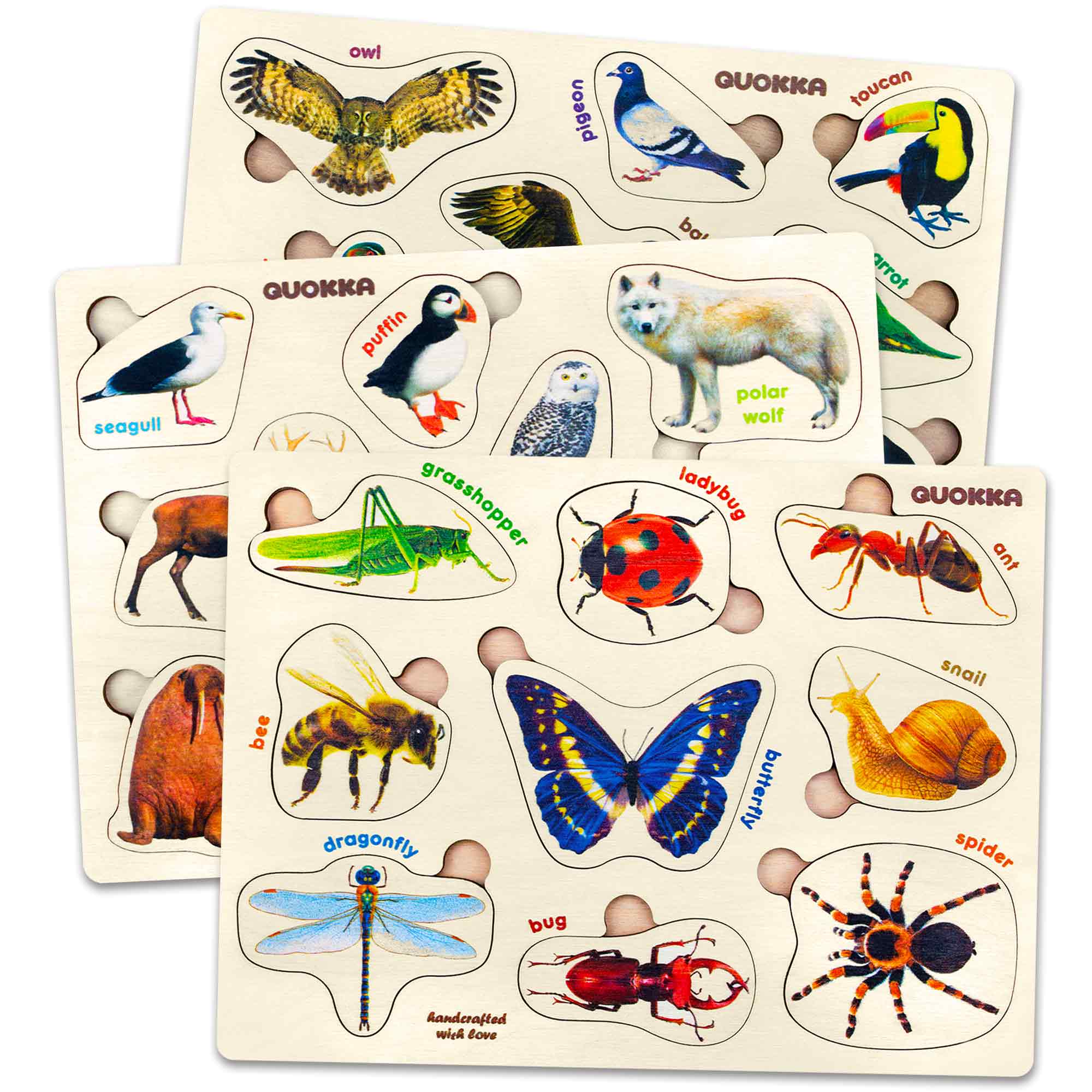 Wooden Puzzles for Toddlers