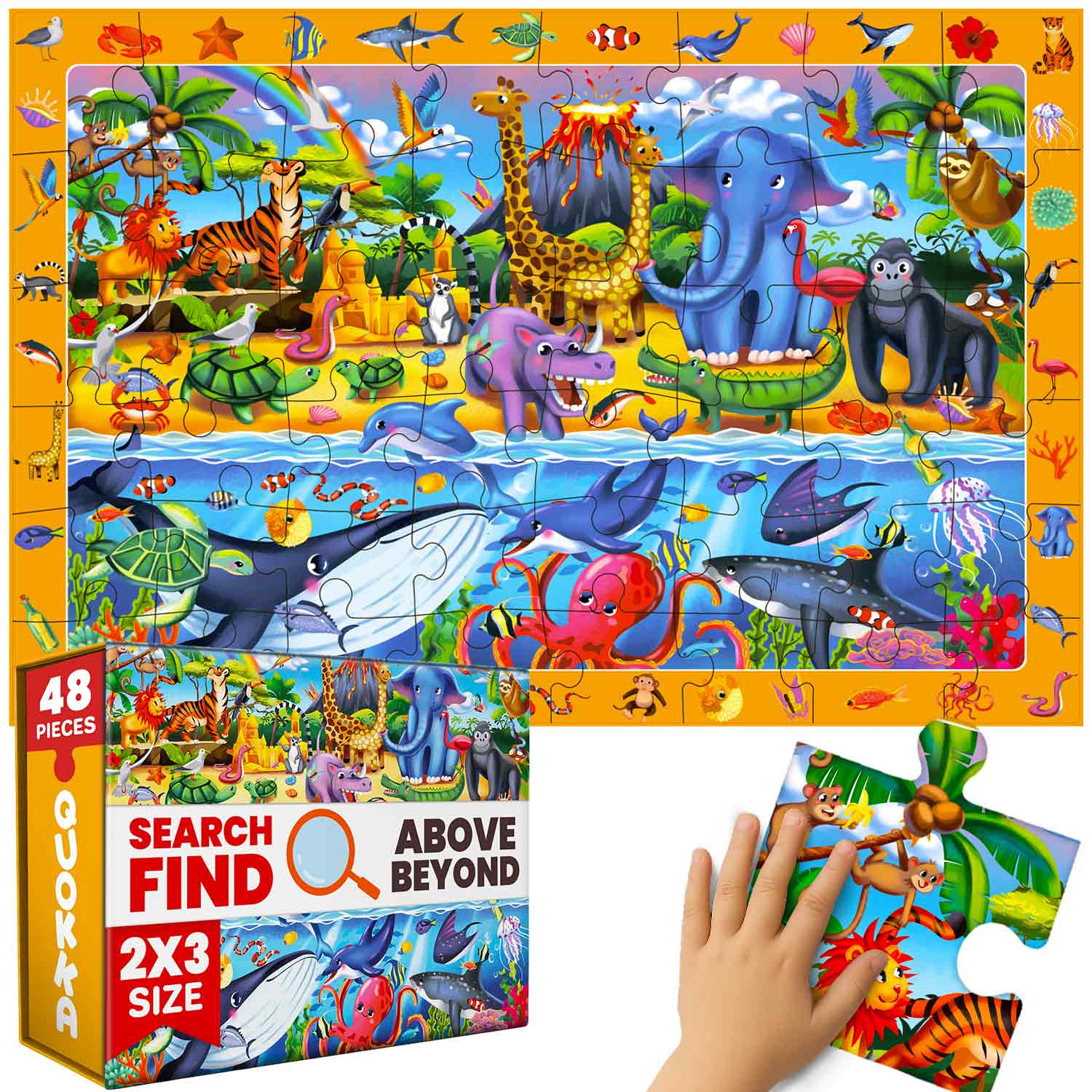 Floor puzzles for Kids Ages 4-8