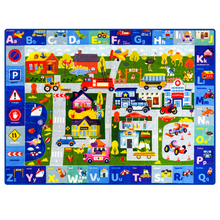 Load image into Gallery viewer, QUOKKA Classroom Rug for Kids - 78x59 City Toddler Rug Carpet for Kids Room
