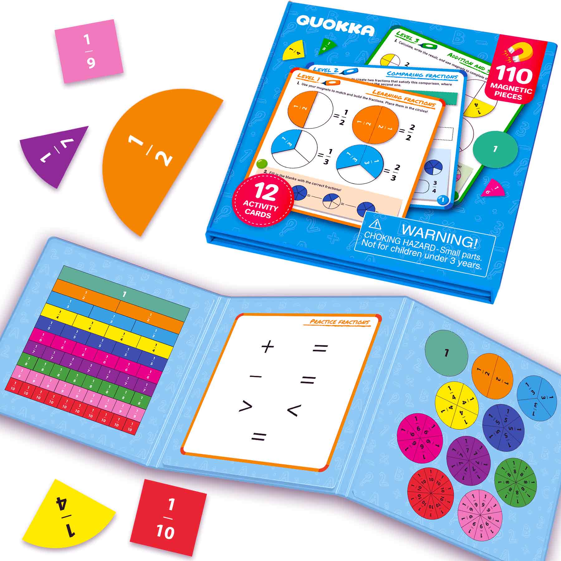 Magnetic Fractions Set – Hands-On Math Learning