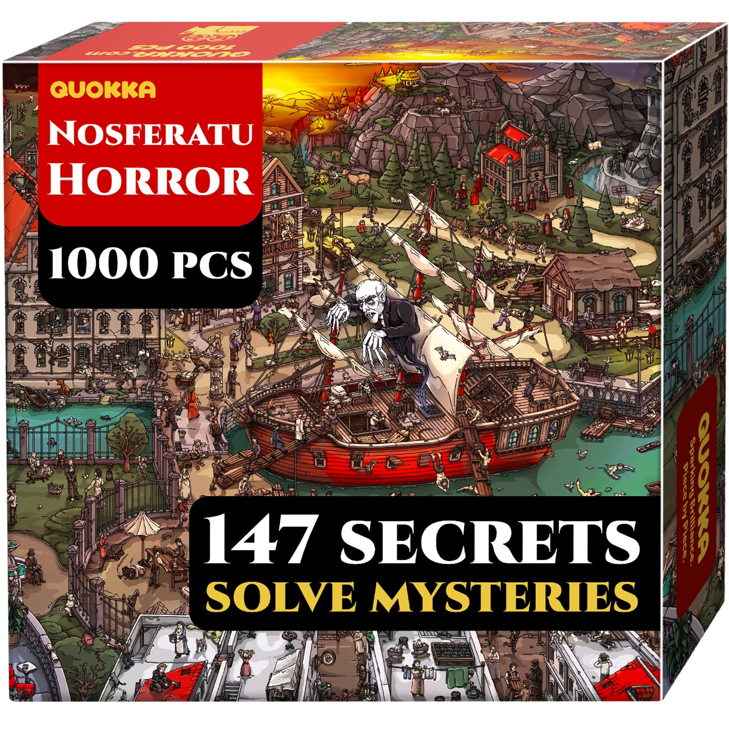 1000 Pcs Puzzle for Adults with Hidden Tasks | Nosferatu 1922