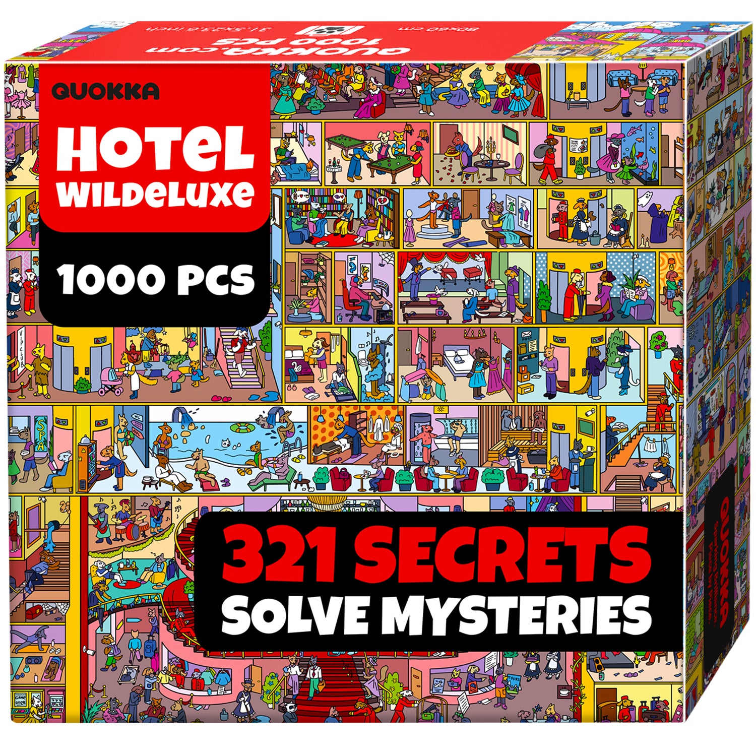 1000 Pcs Puzzle for Adults with Hidden Tasks | Wildeluxe