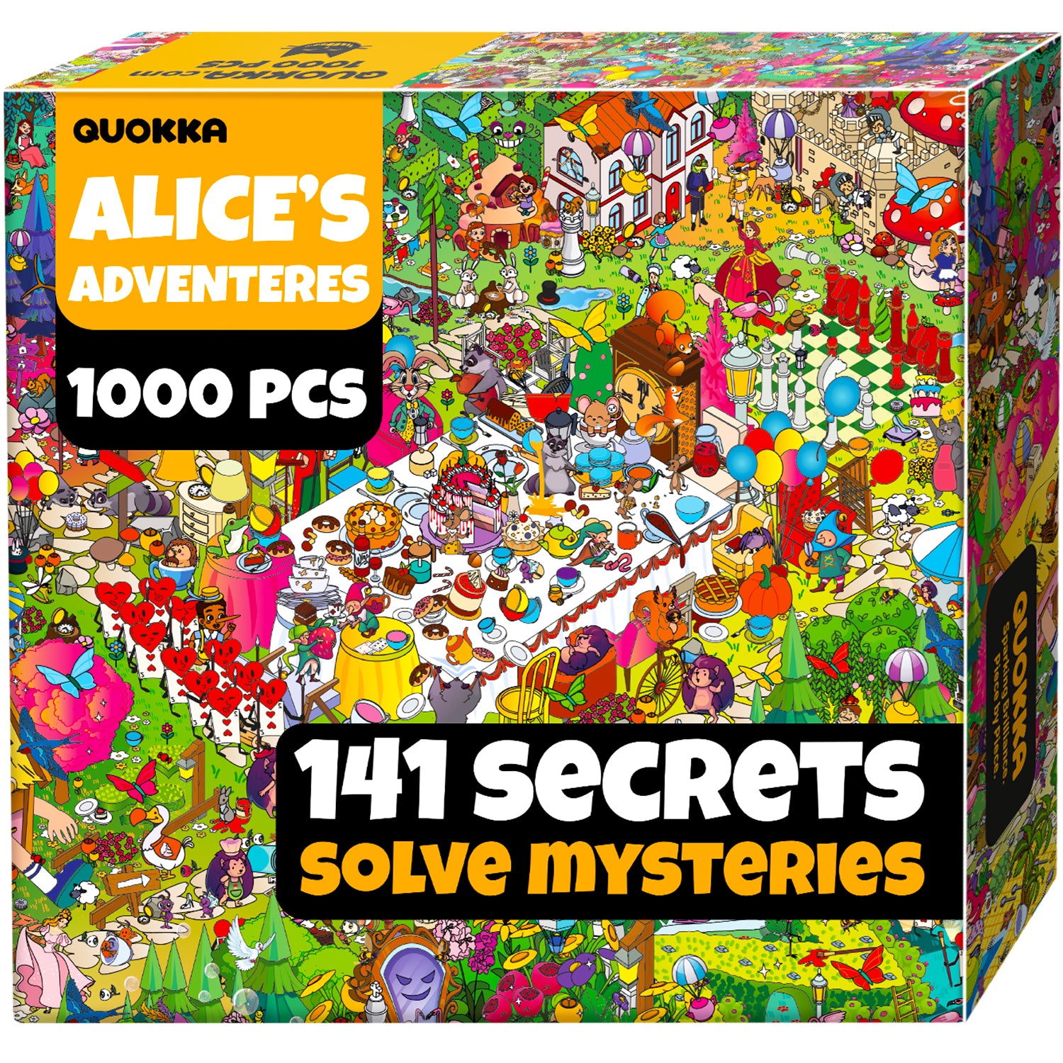 1000 Pcs Puzzle for Adults with Hidden Tasks | Alice in Wonderland