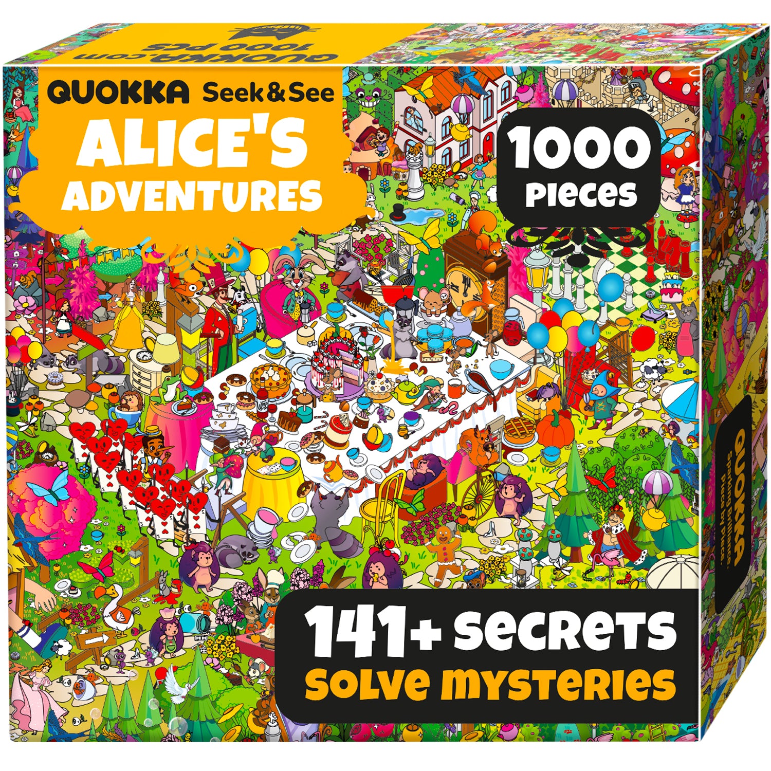1000 Pcs Puzzle for Adults with Hidden Tasks | Alice in Wonderland