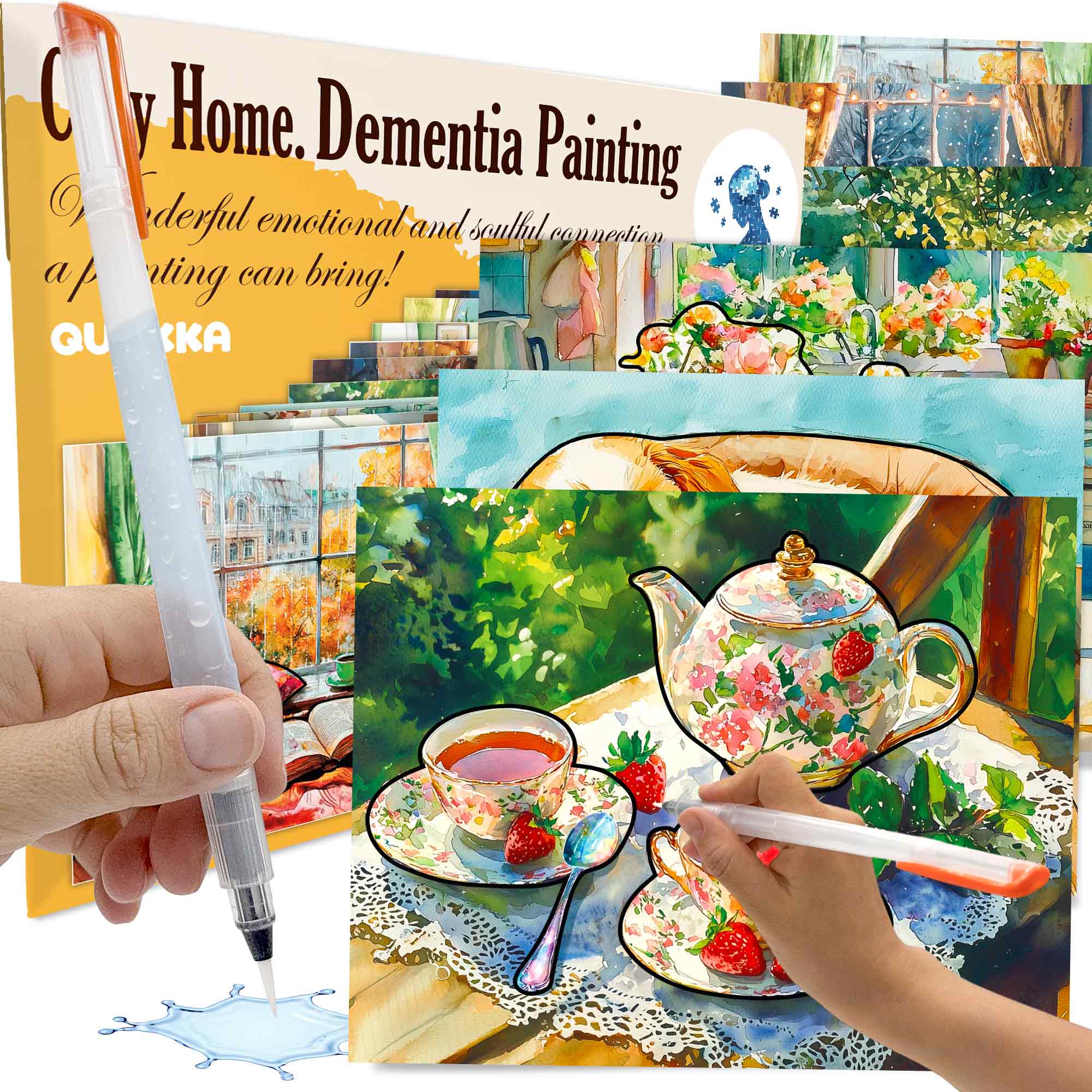 Water Painting Dementia Activities