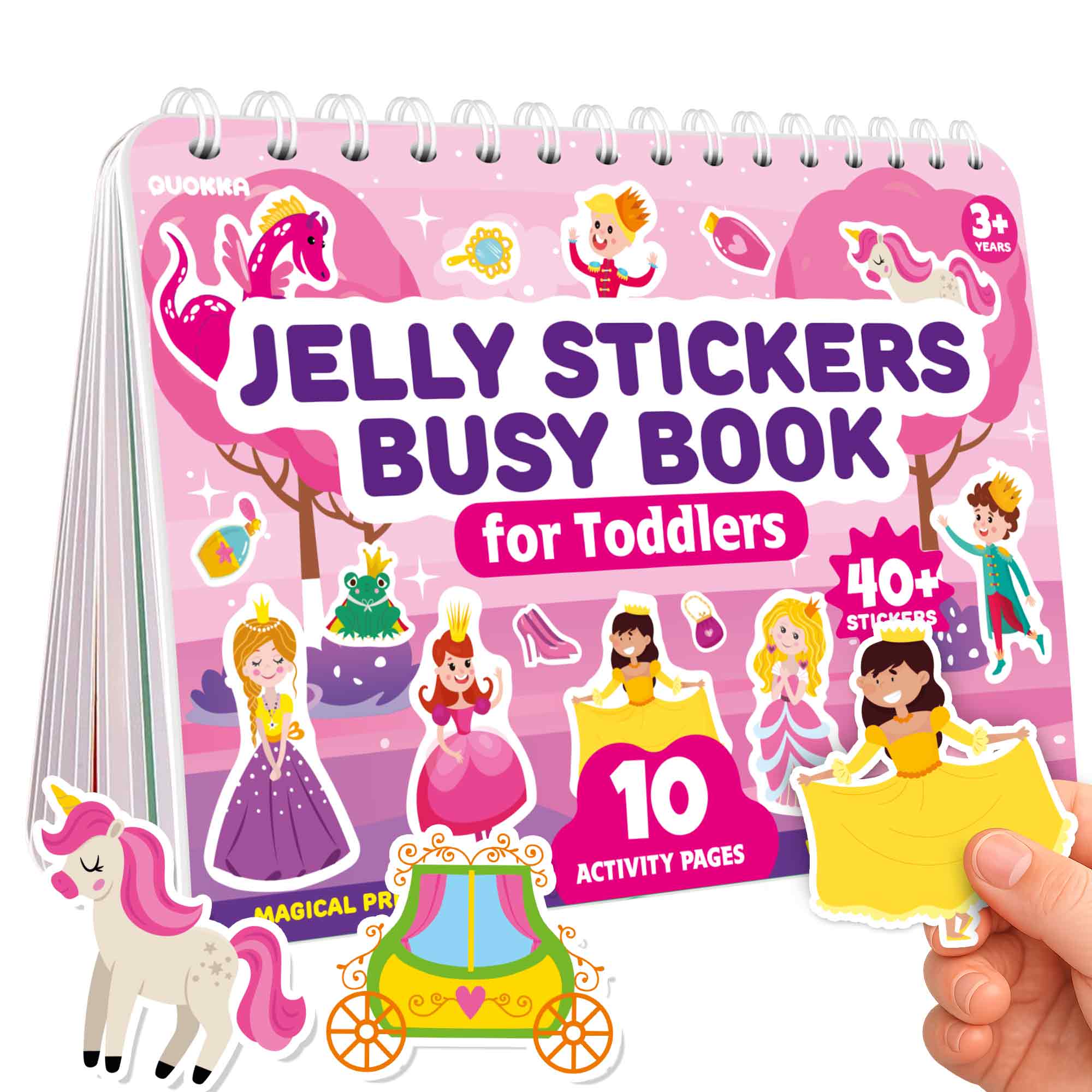 Jelly Sticker Books for Toddlers - Fairy Tale Themes