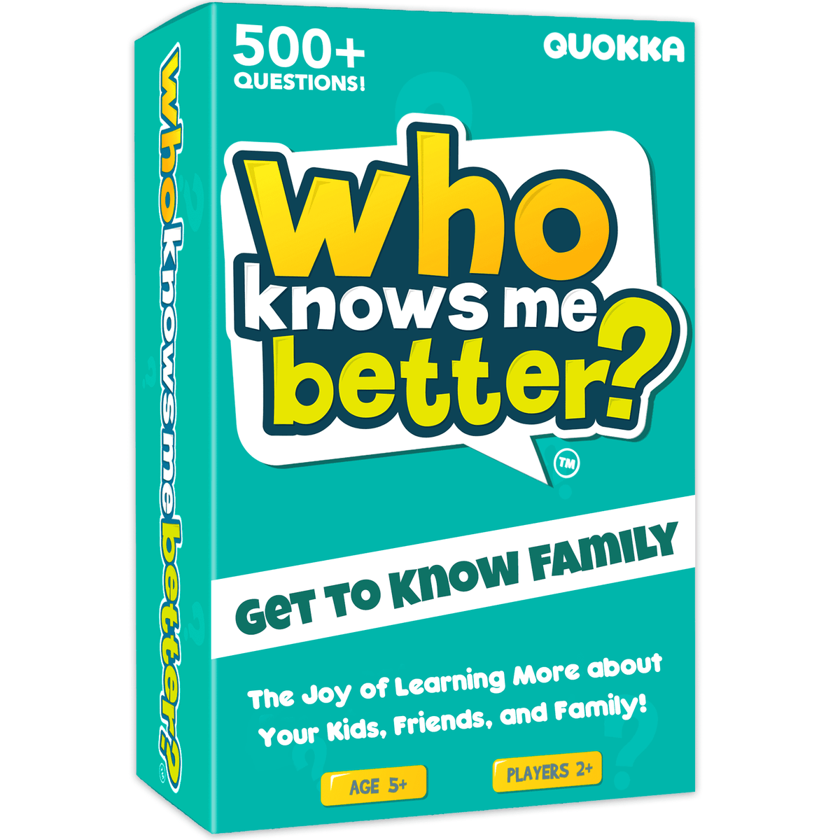 Who Knows Me Better Kids & Family Card Quiz Game - QUOKKA – Quokka