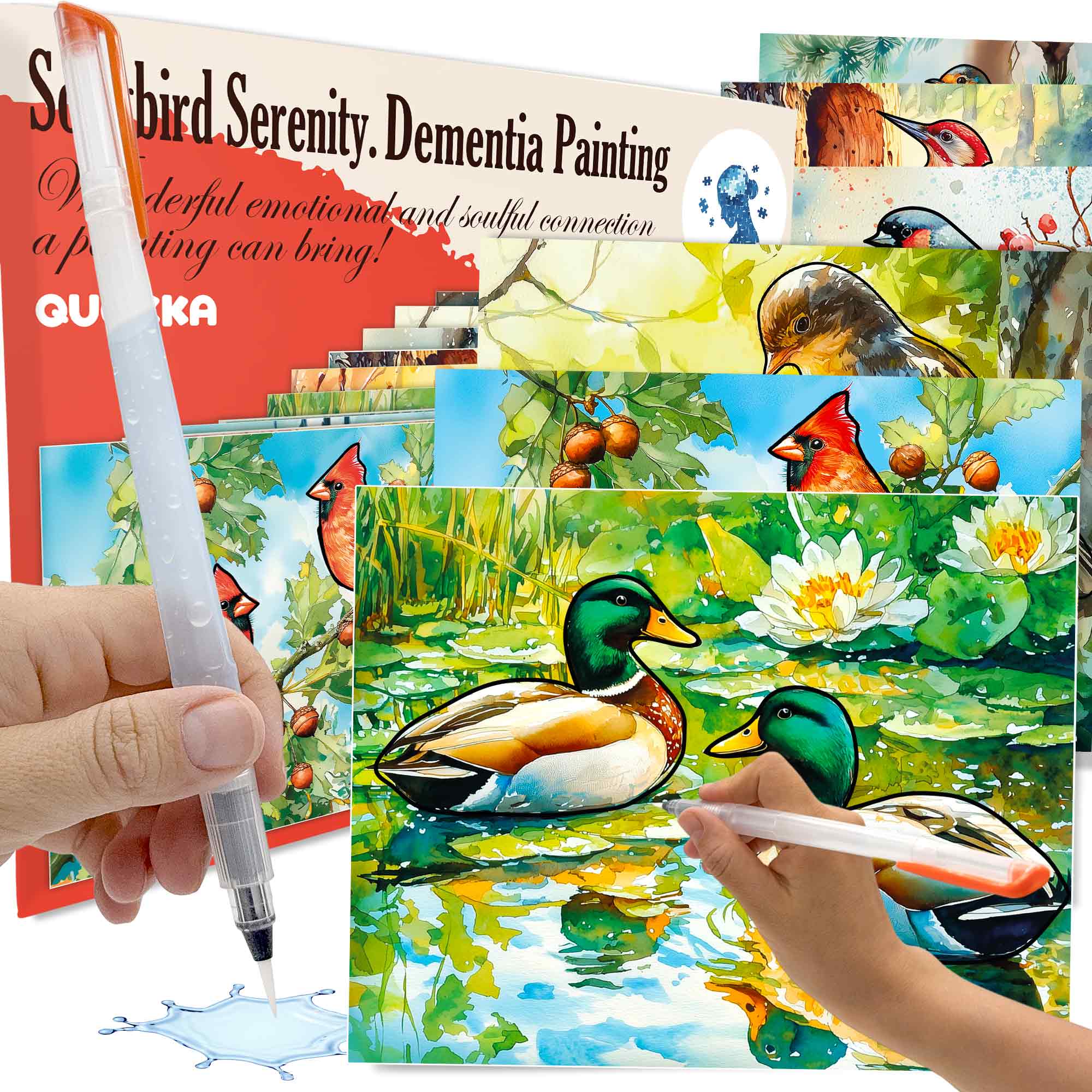 10PACK Water Painting Dementia Activities