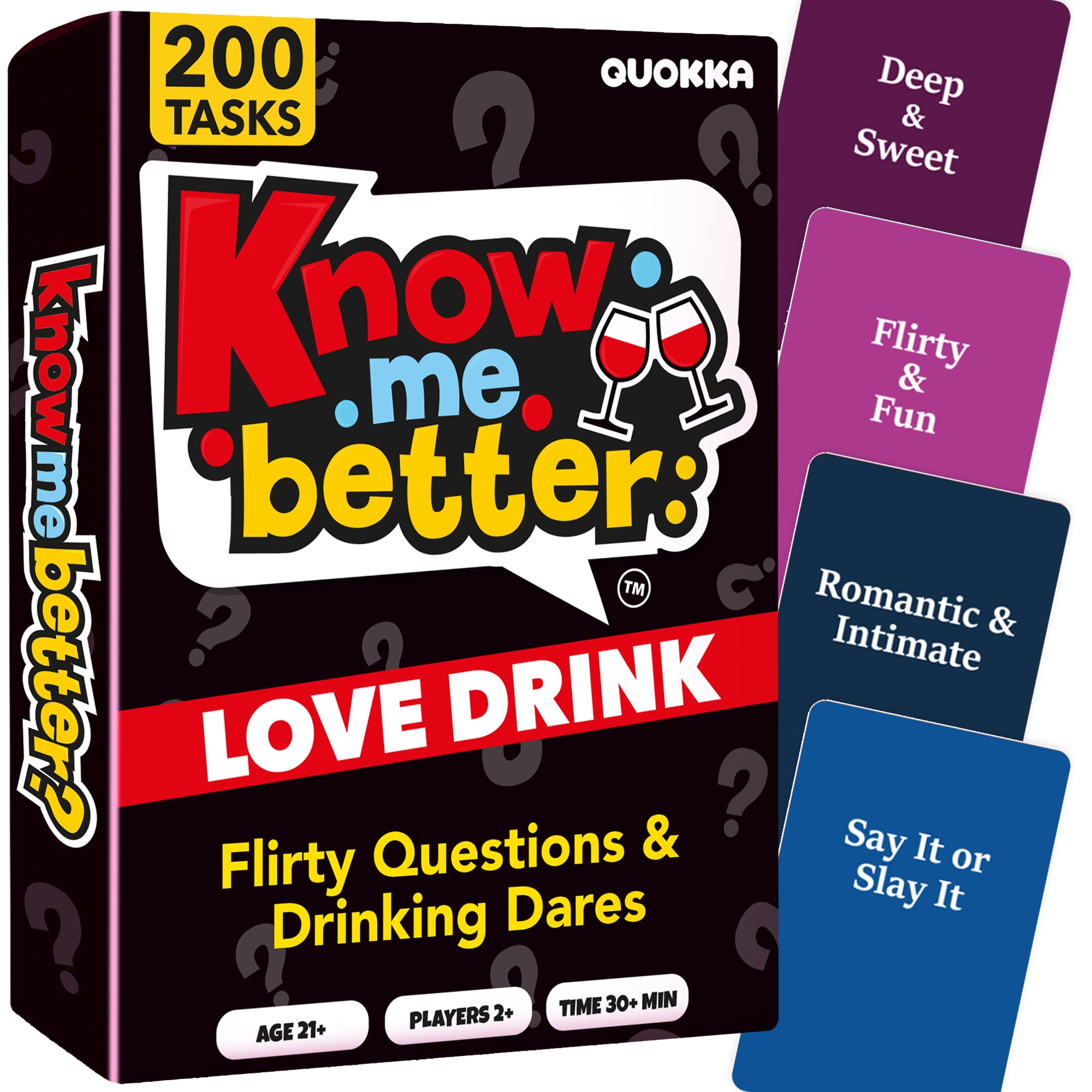 Couples Card Game Love Dare Drink – Spicy Date Night Game