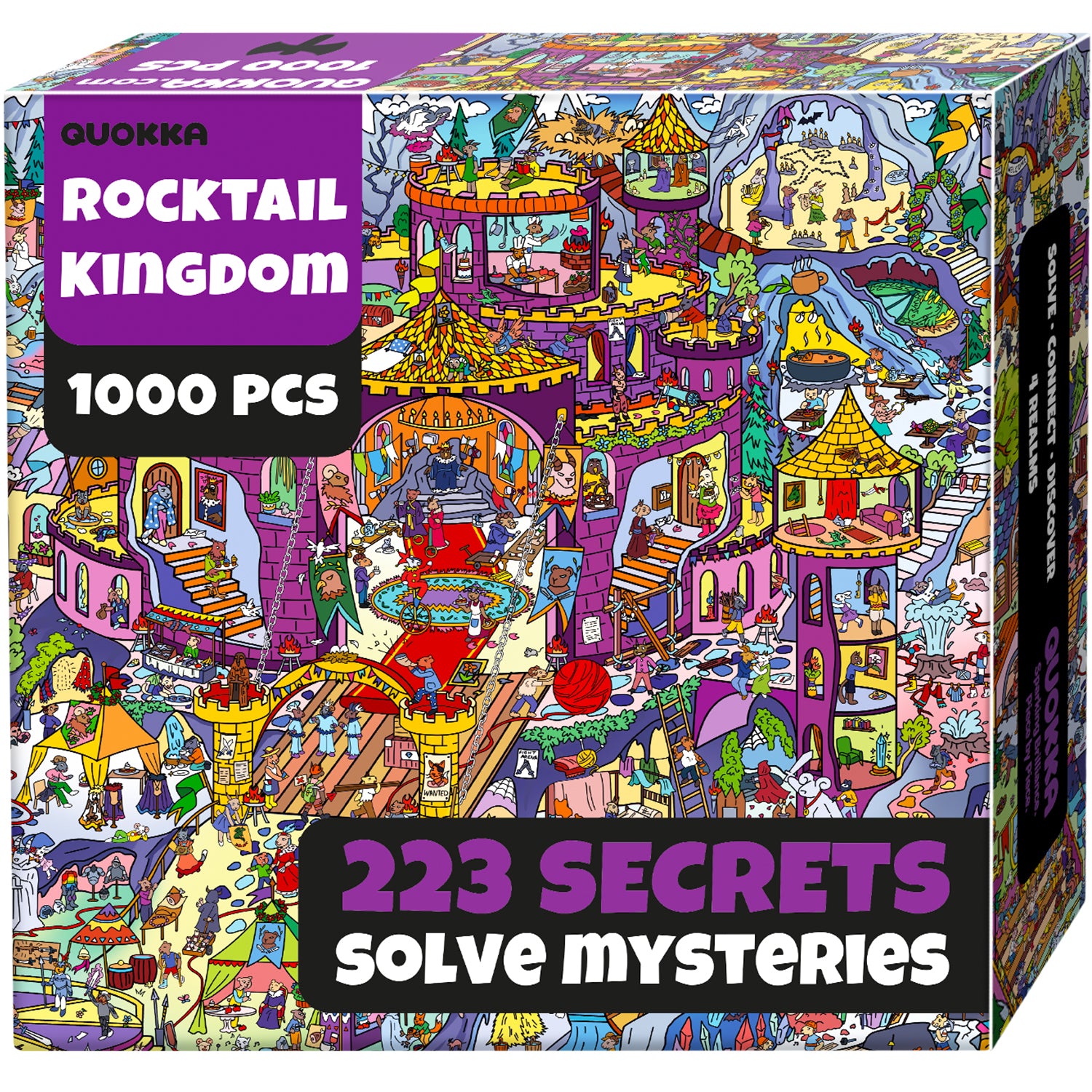 QUOKKA 1000 Pcs Puzzle for Adults with Hidden Tasks | Rocktail Kingdom