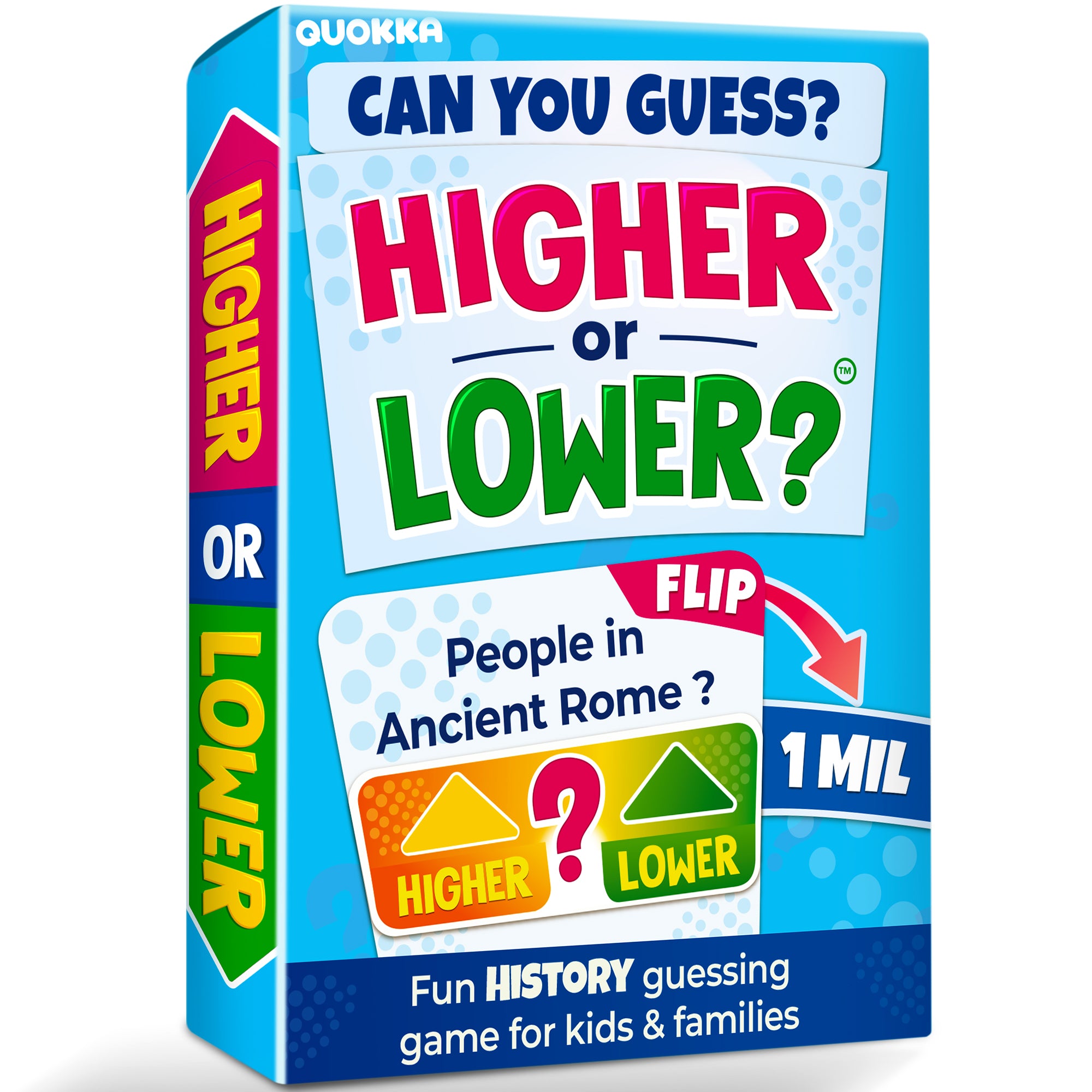 Higher or Lower History Board Game for Kids