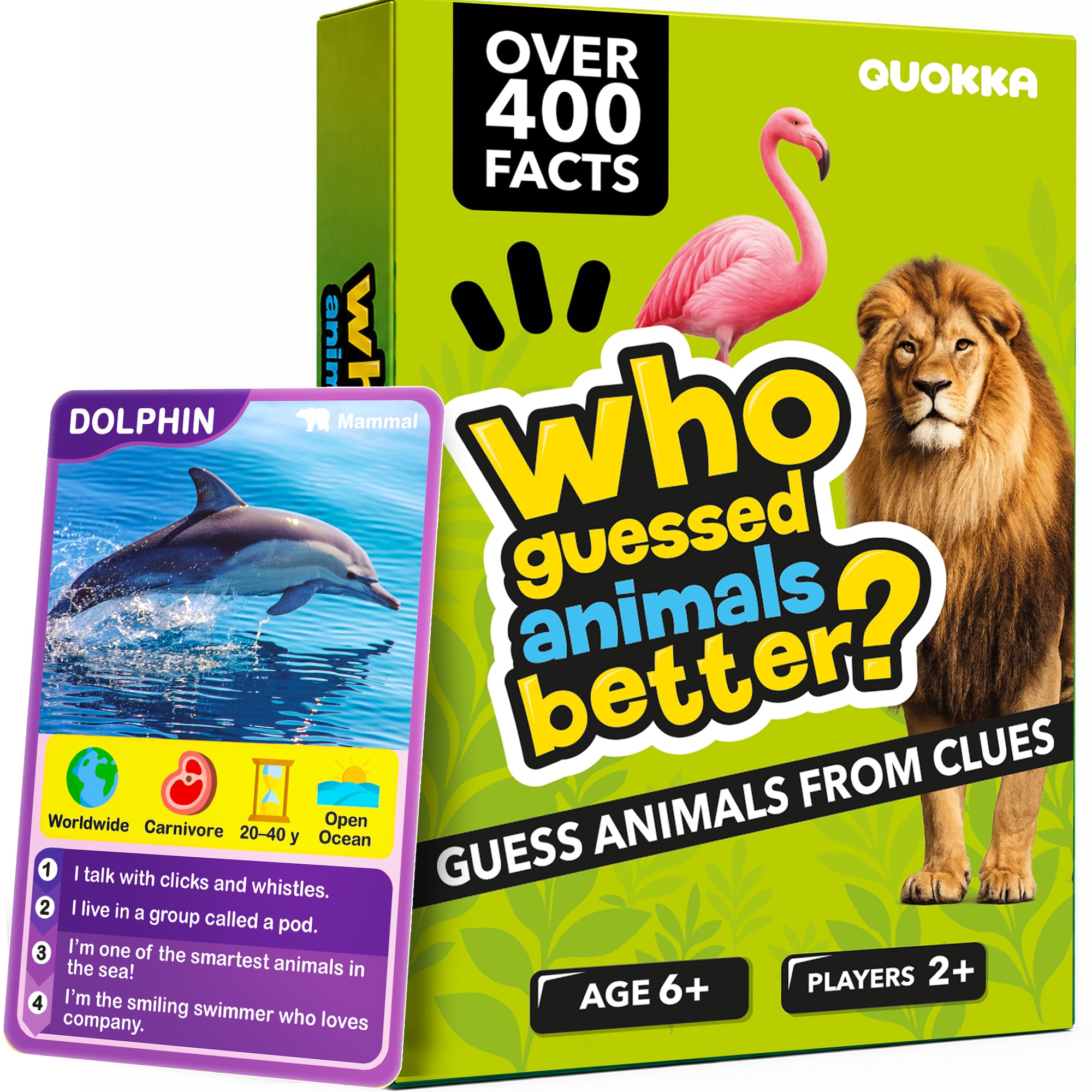 Educational Game for Kids - Who Guess It Better: Animals Vol. 2