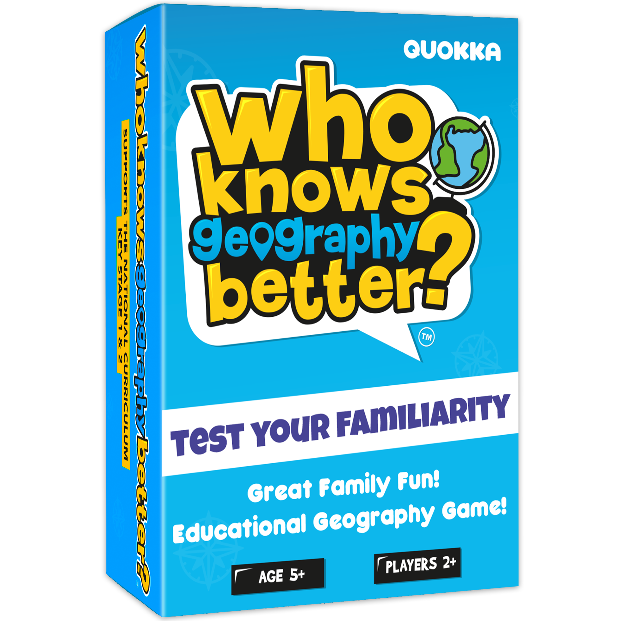 Trivia Game Who Knows Geography Better? for Kids & Family