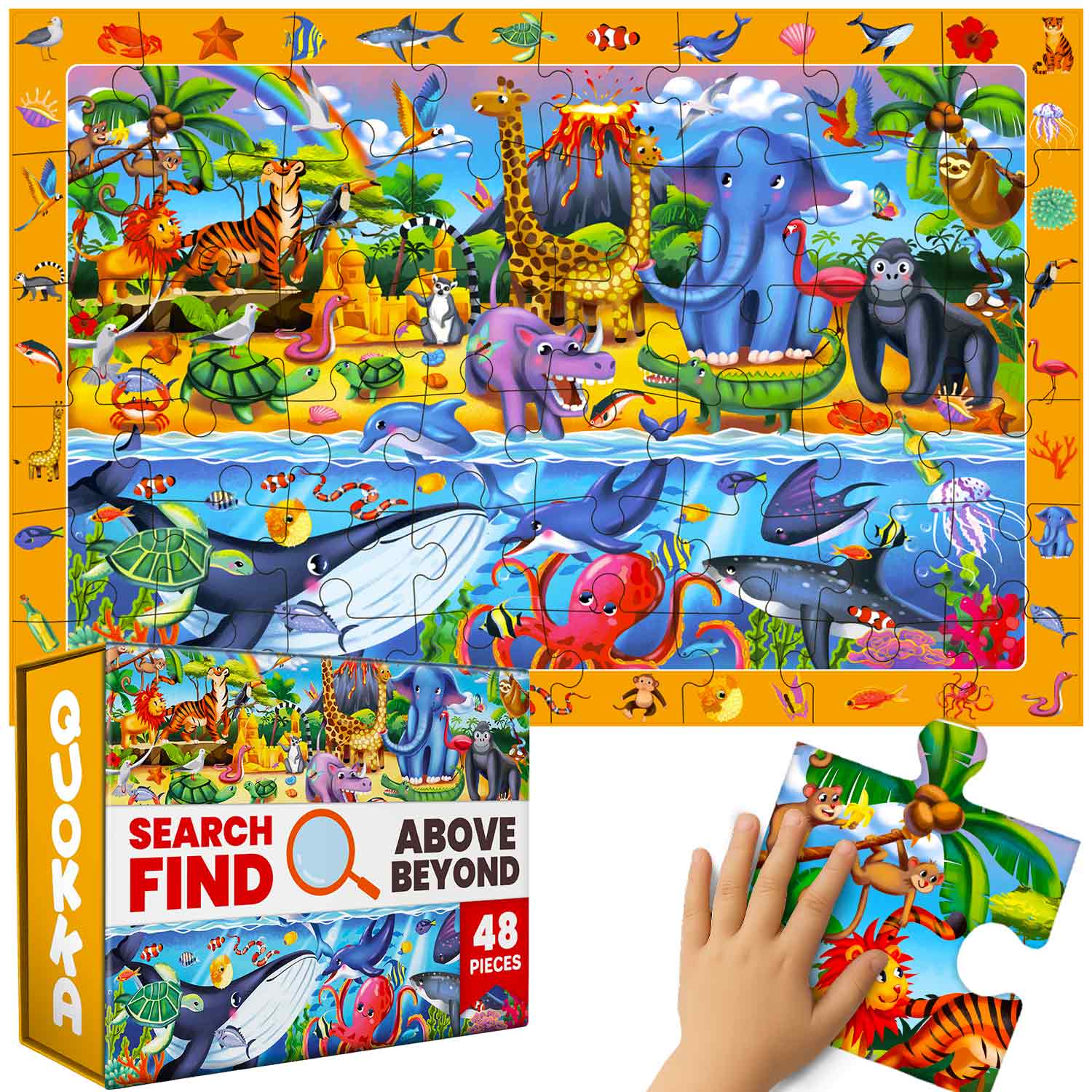 Floor puzzles for Kids Ages 4-8