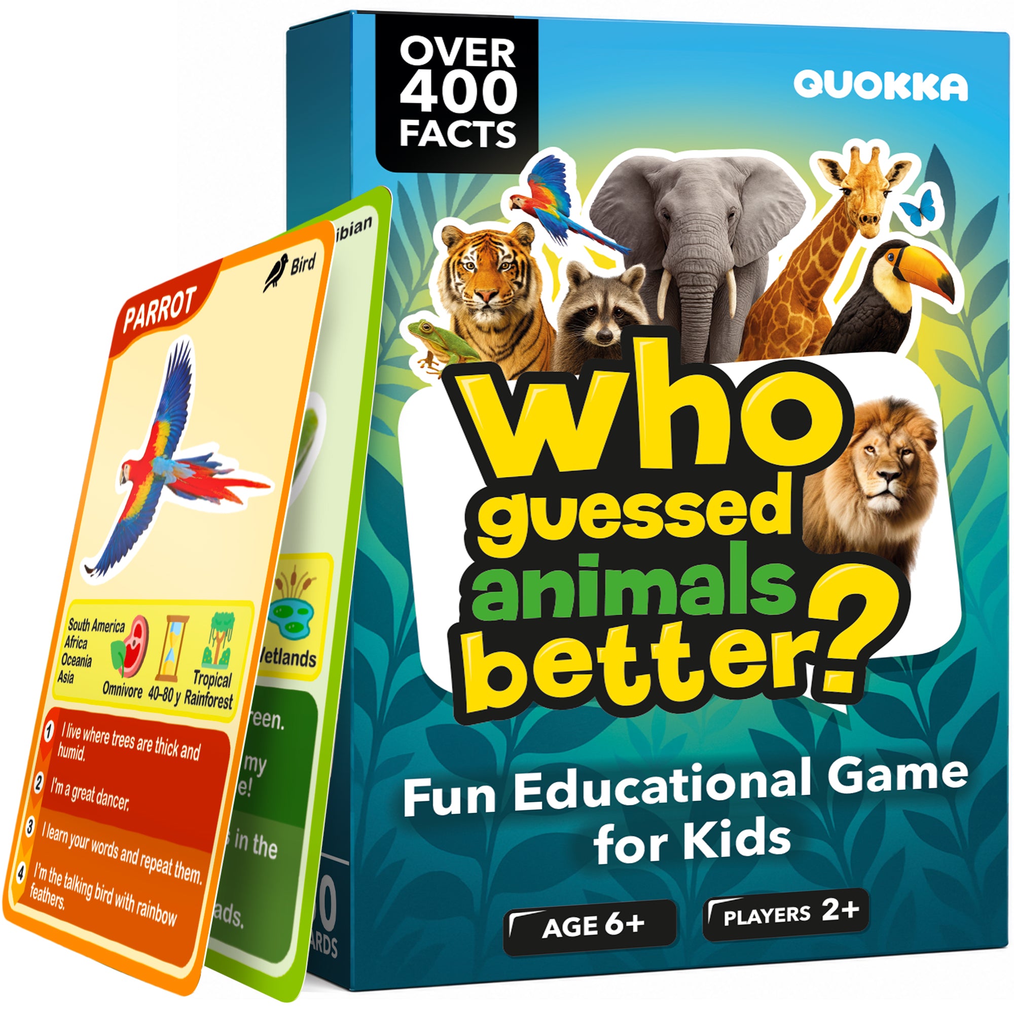 Educational Game for Kids - Who Guess It Better: Animals Volume 1