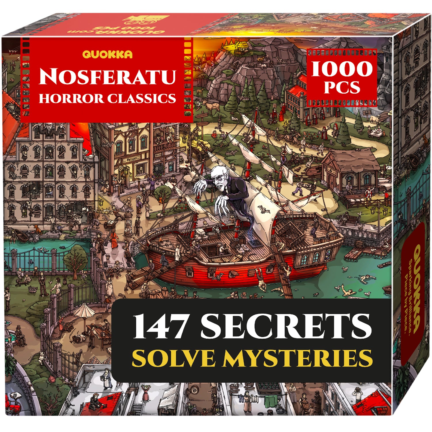 1000 Pcs Puzzle for Adults with Hidden Tasks | Nosferatu 1922