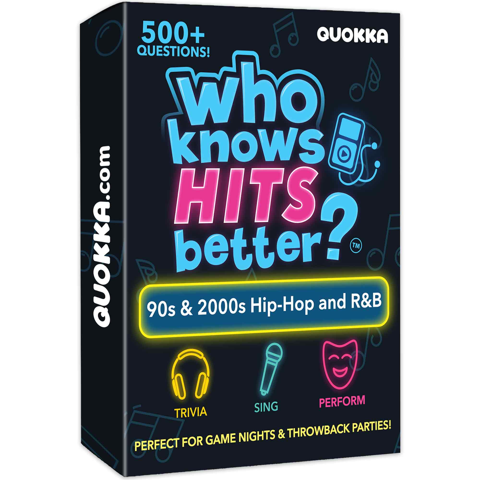 Trivia Card Game - Who Knows Hits Better? 90s & 2000s Hip-Hop & R&B