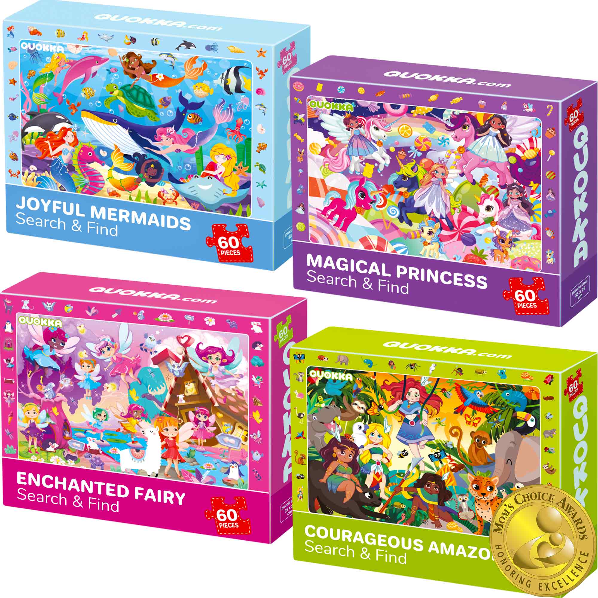 4 Set Puzzles for Kids