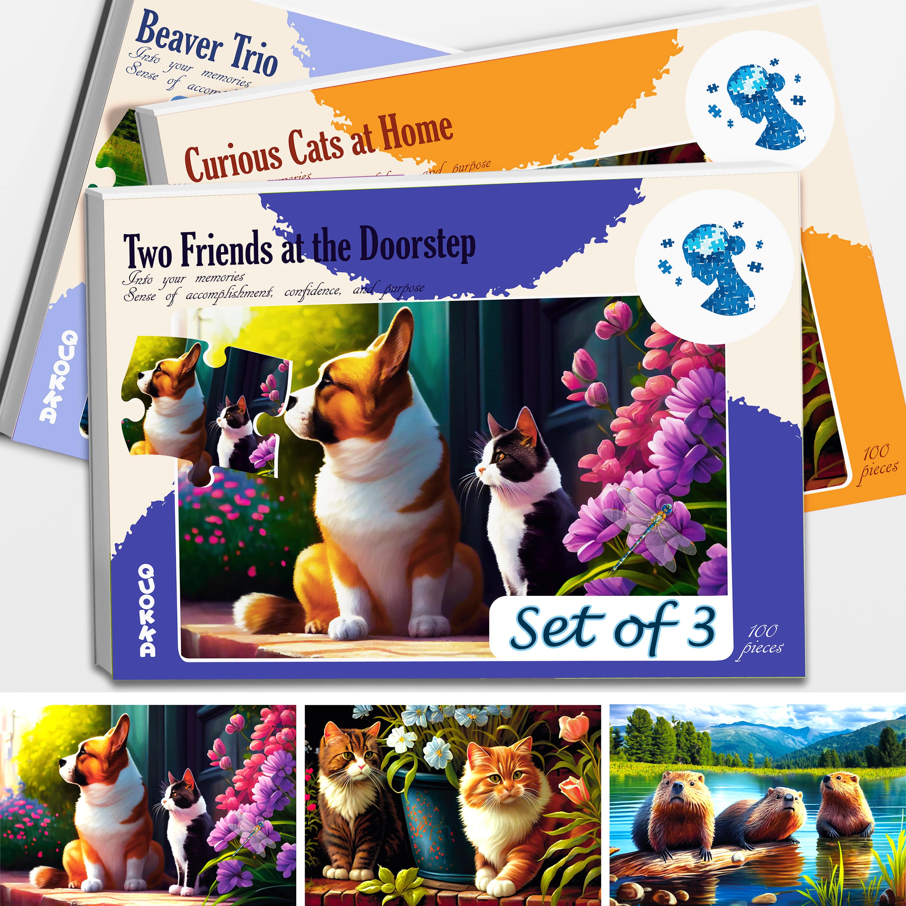 100 Piece Dementia Puzzles for Elderly
