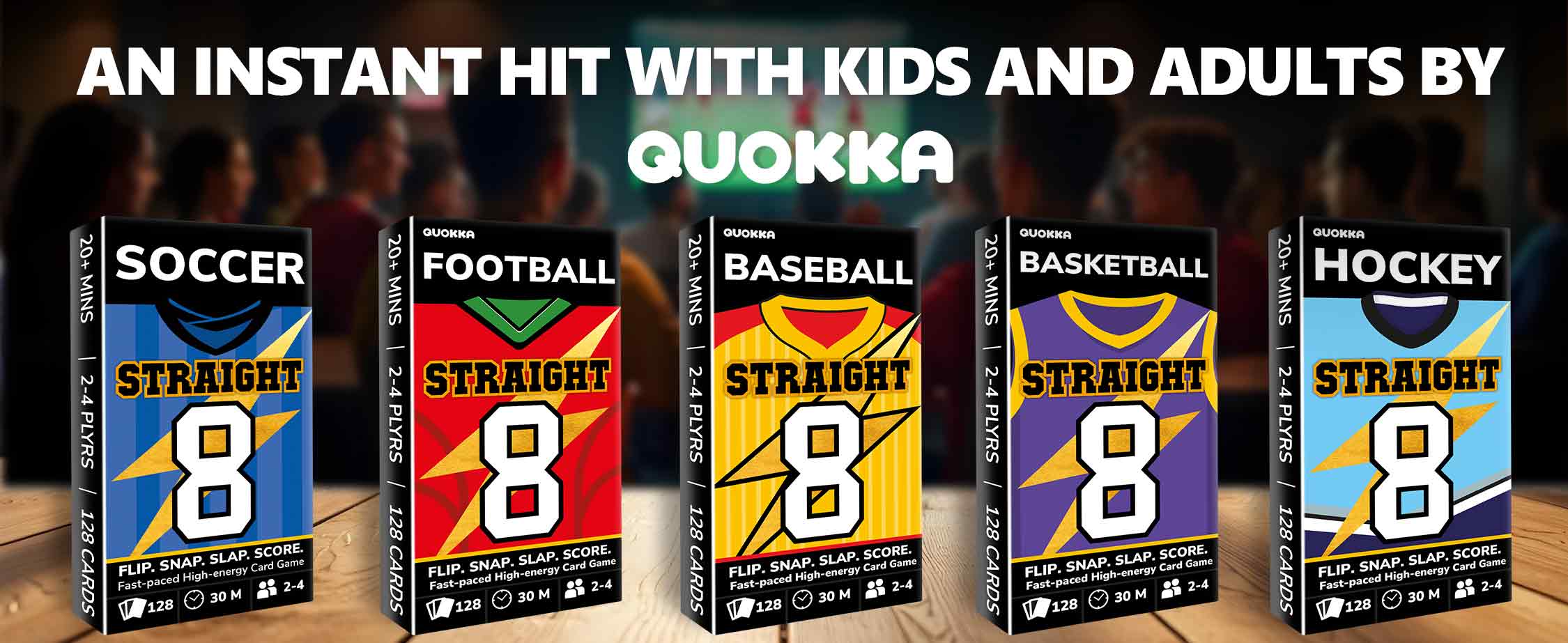 Fast-Paced Card Game for Kids & Adults