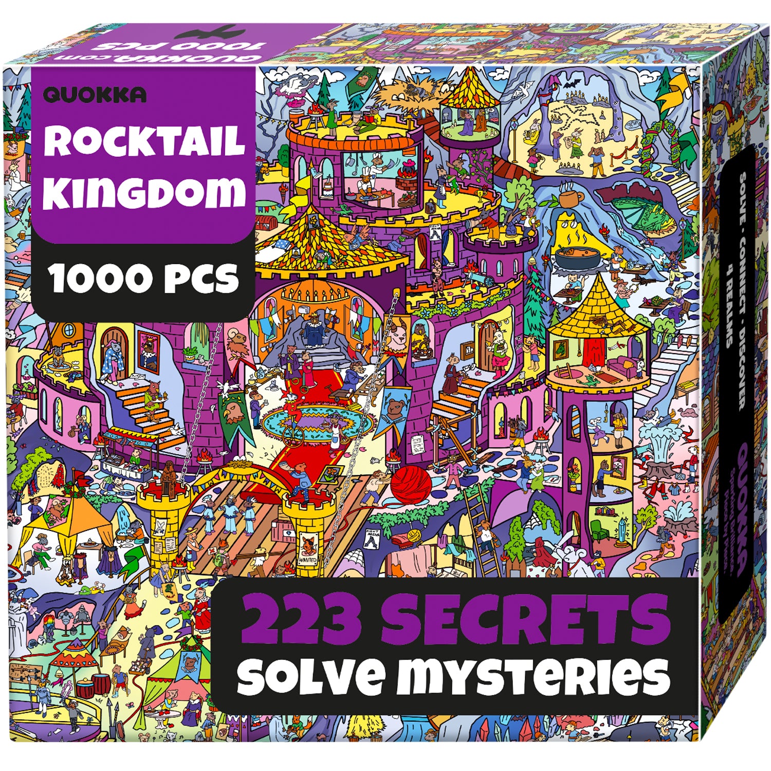 1000 Pcs Puzzle for Adults with Hidden Tasks | Rocktail Kingdom