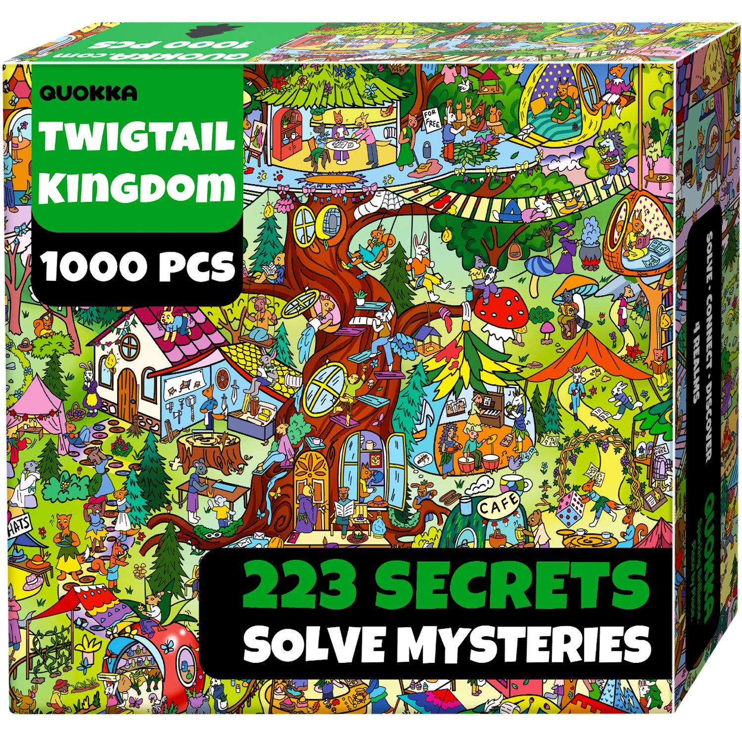 ググググ QUOKKA 1000 Piece Puzzle for Adults – 223 Hidden Secrets