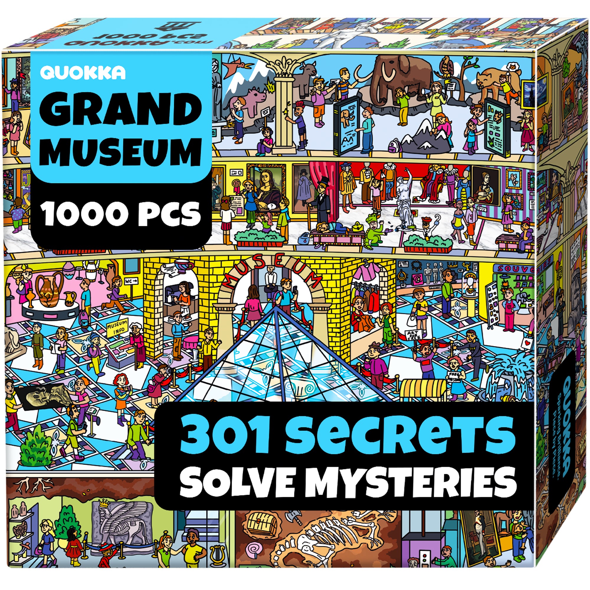 1000 Pcs Puzzle for Adults with Hidden Tasks - Grand Museum