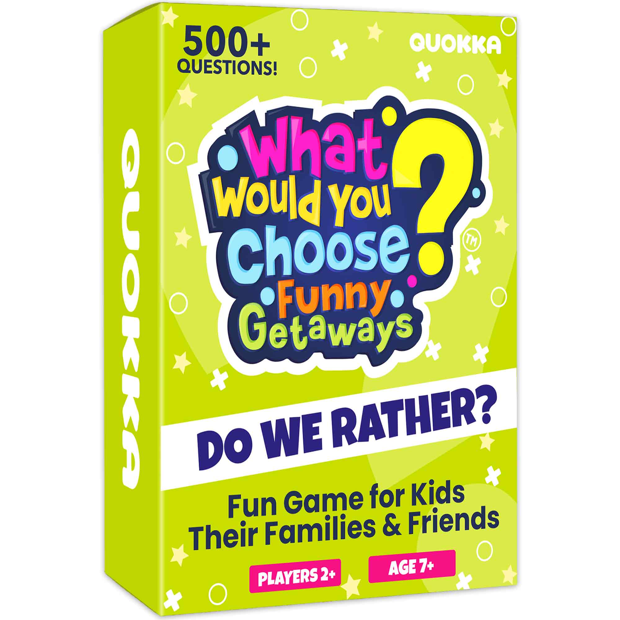 Card Game What Would You Choose? Getaways for Kids & Family