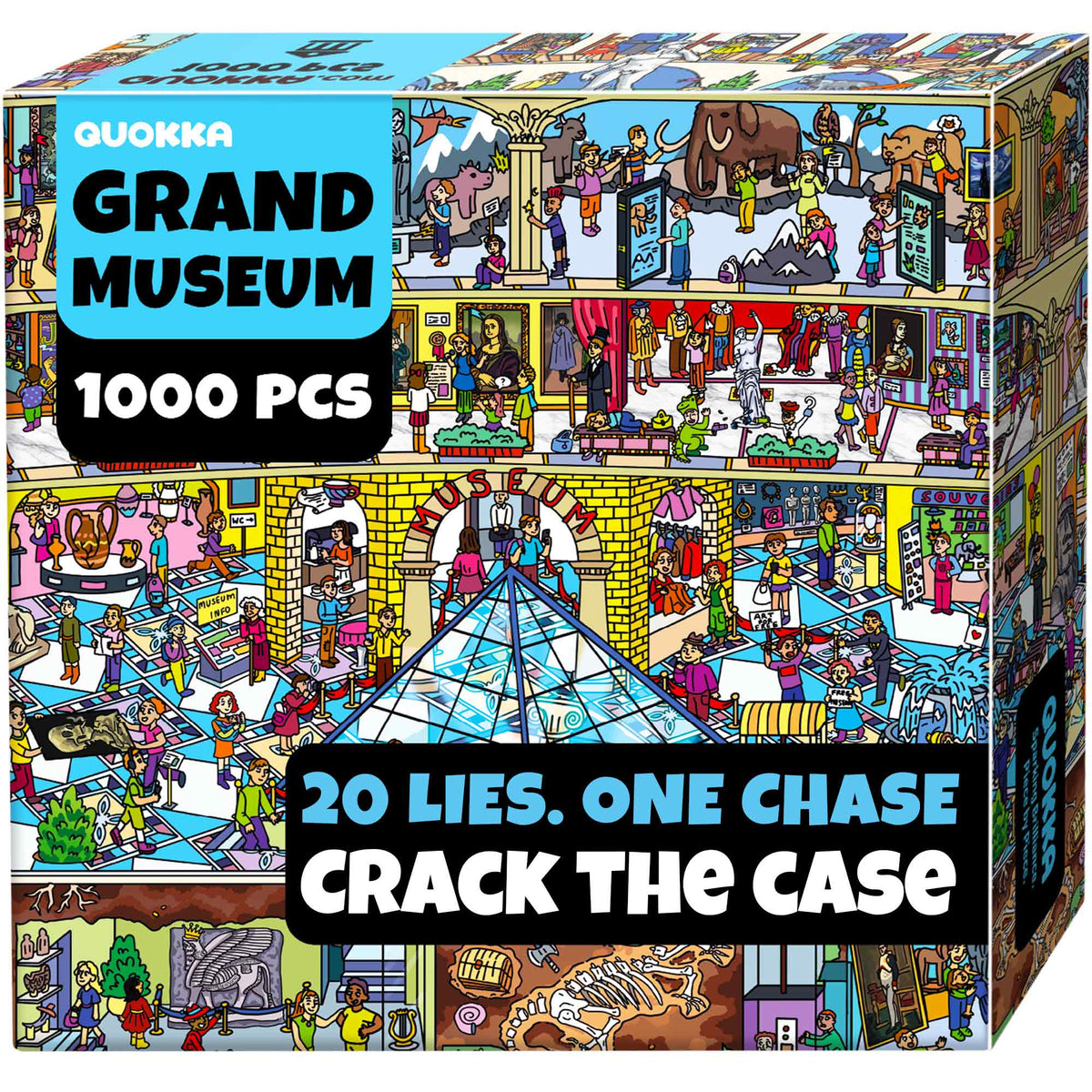 1000 Pcs Puzzle for Adults with Hidden Tasks - Grand Museum