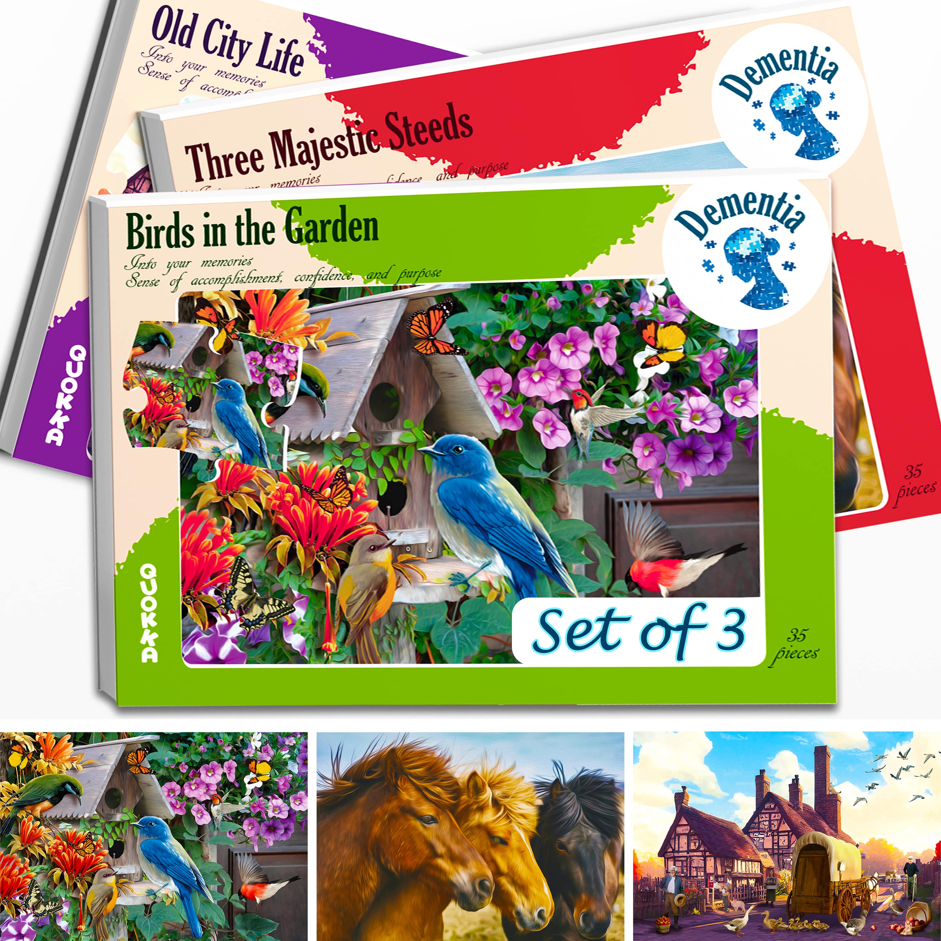 35 Piece Dementia Puzzles for Elderly
