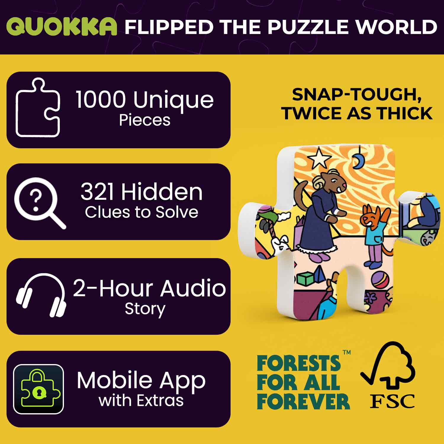 Jigsaw Puzzles with Hidden Tasks & 2-Hour Audio Story