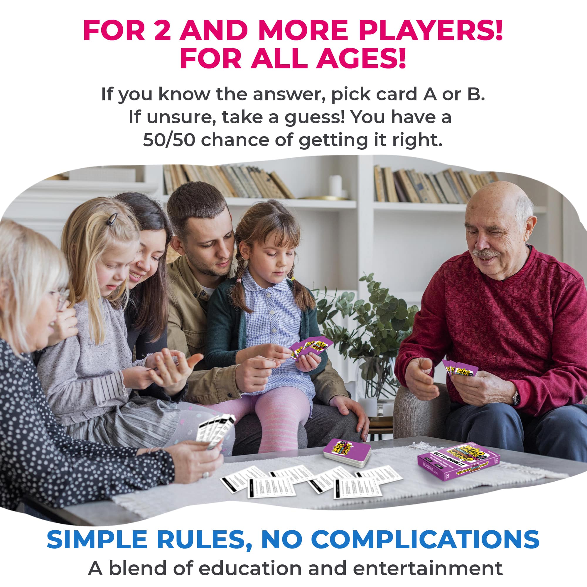 Card Board Game for Kids