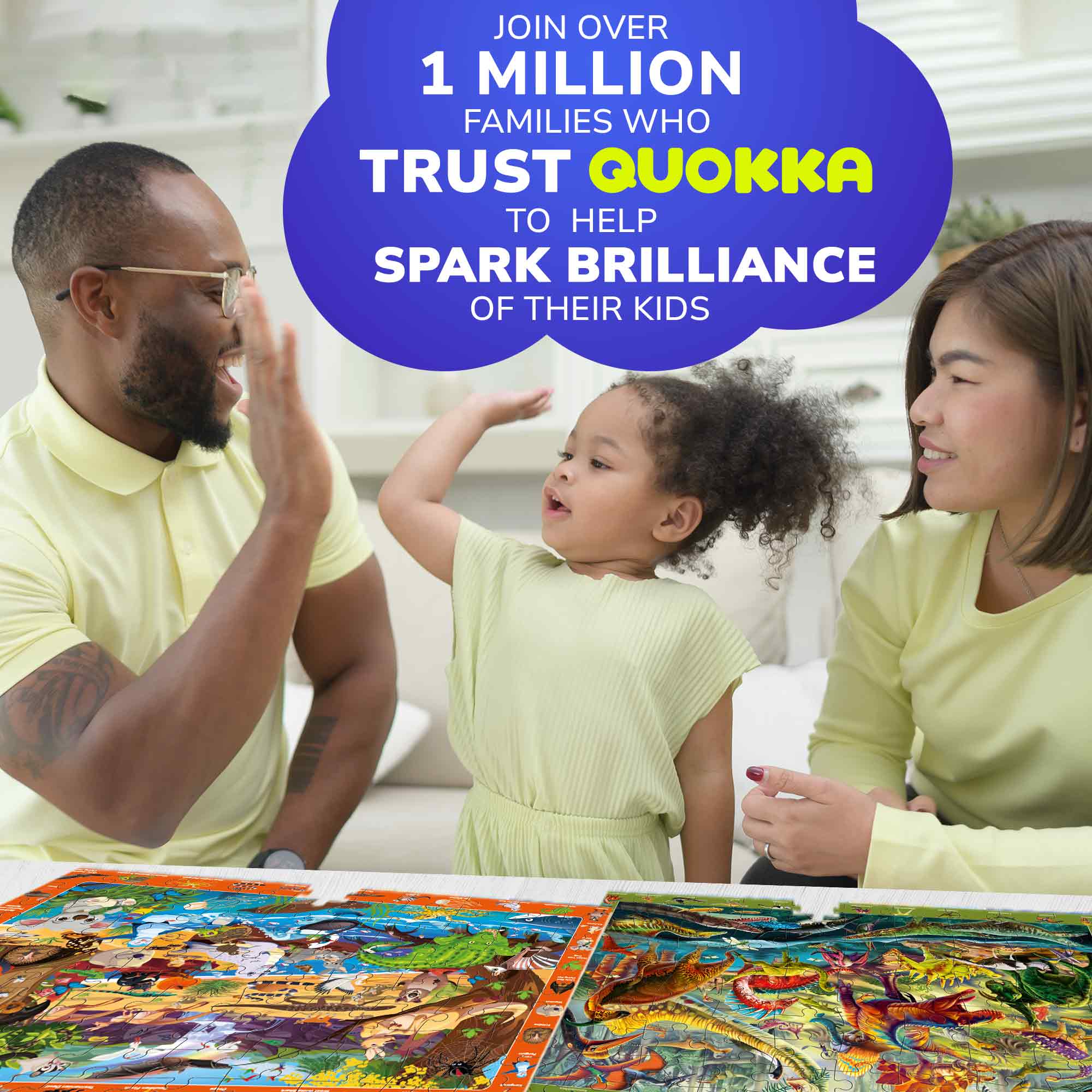 Search and Find Animal Jigsaw Puzzle for Childrens