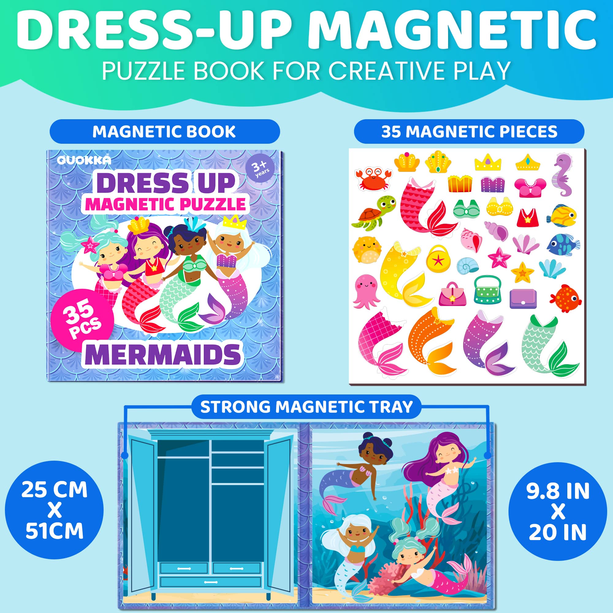 Magnetic Play Set for Home or Travel