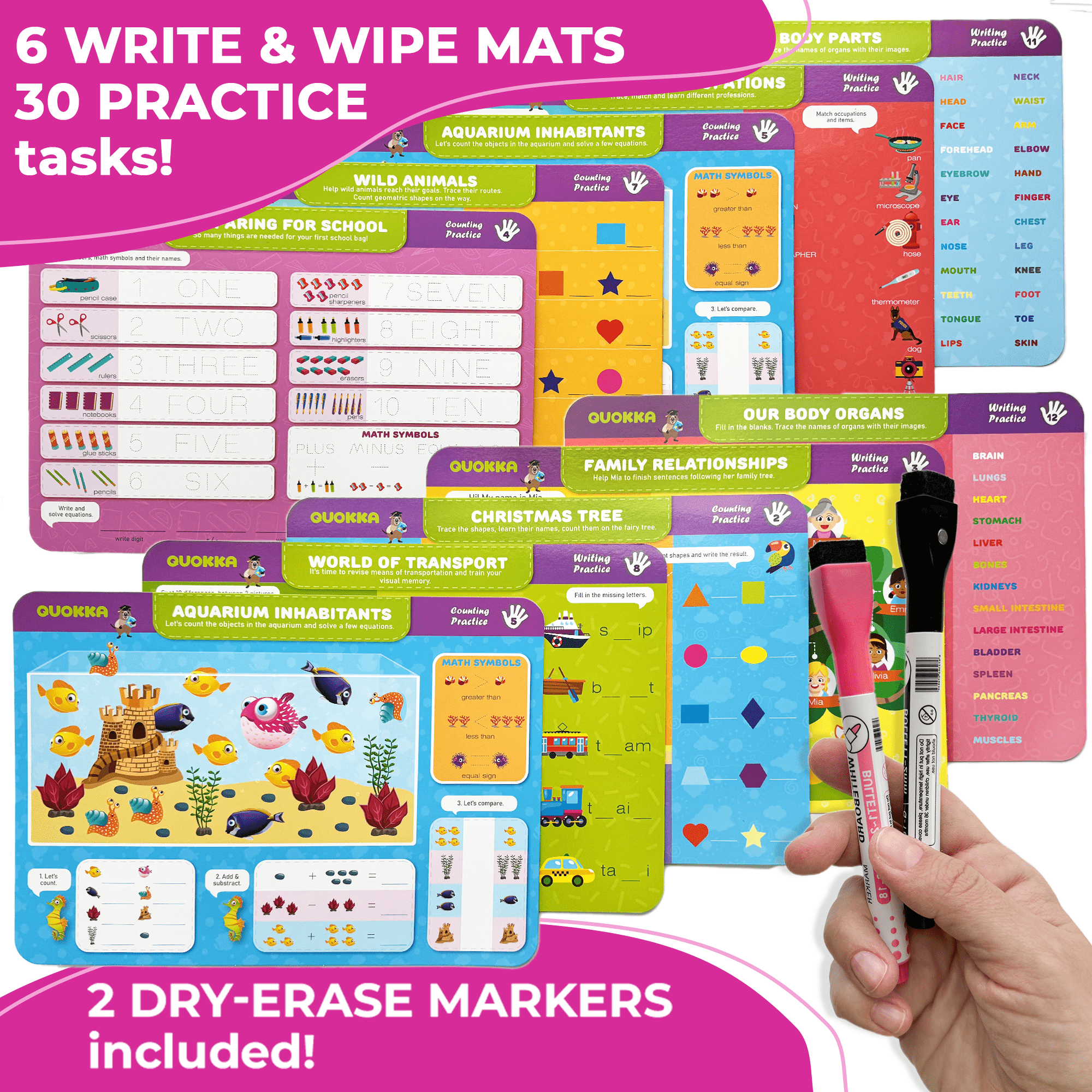 Busy Book Practice Handwriting for Kids Learn to Count